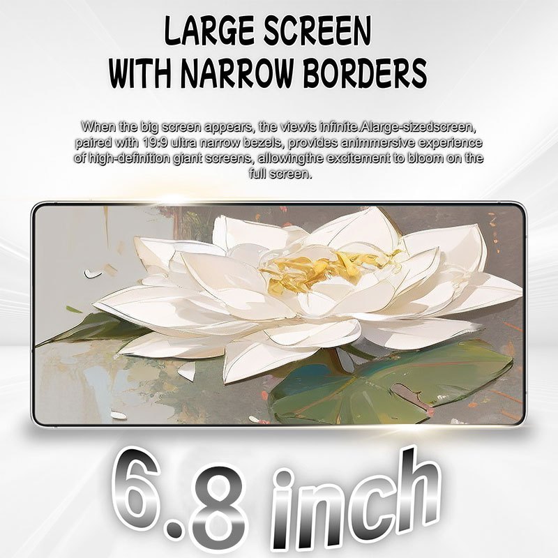 S Ultra 2026 Upgrade 5G Android Smartphone, 8+128GB Groot Opslagruimte, 6.8-inch HD Touchscreen, HD Camera, Dual SIM, Meerdere kleuren beschikbaar, Simlockvrij Mobiele Telefoon, Lange Batterijduur, Ondersteunt Snel Opladen, Dual SIM Dual Standby, GPS, Bevat Stylus, oortelefoon, Het Ideale Kerst-/Vacationcadeau Voor Familie, Vrienden, Collega's En Reizigers