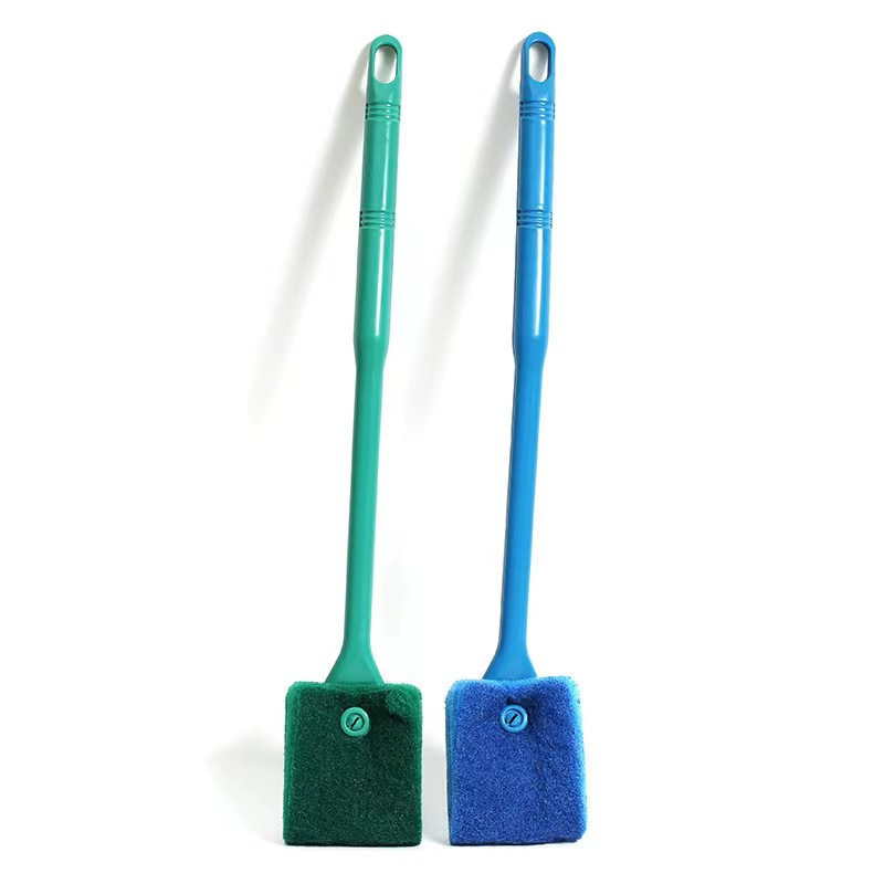 Image of ® Aquarium Aquarium Glass Brush Fish Tank Cleaning Brush Fish Tank Brush Long Handle Fish Tank Brush Extended Fish Tank Glass Scrubber Construction