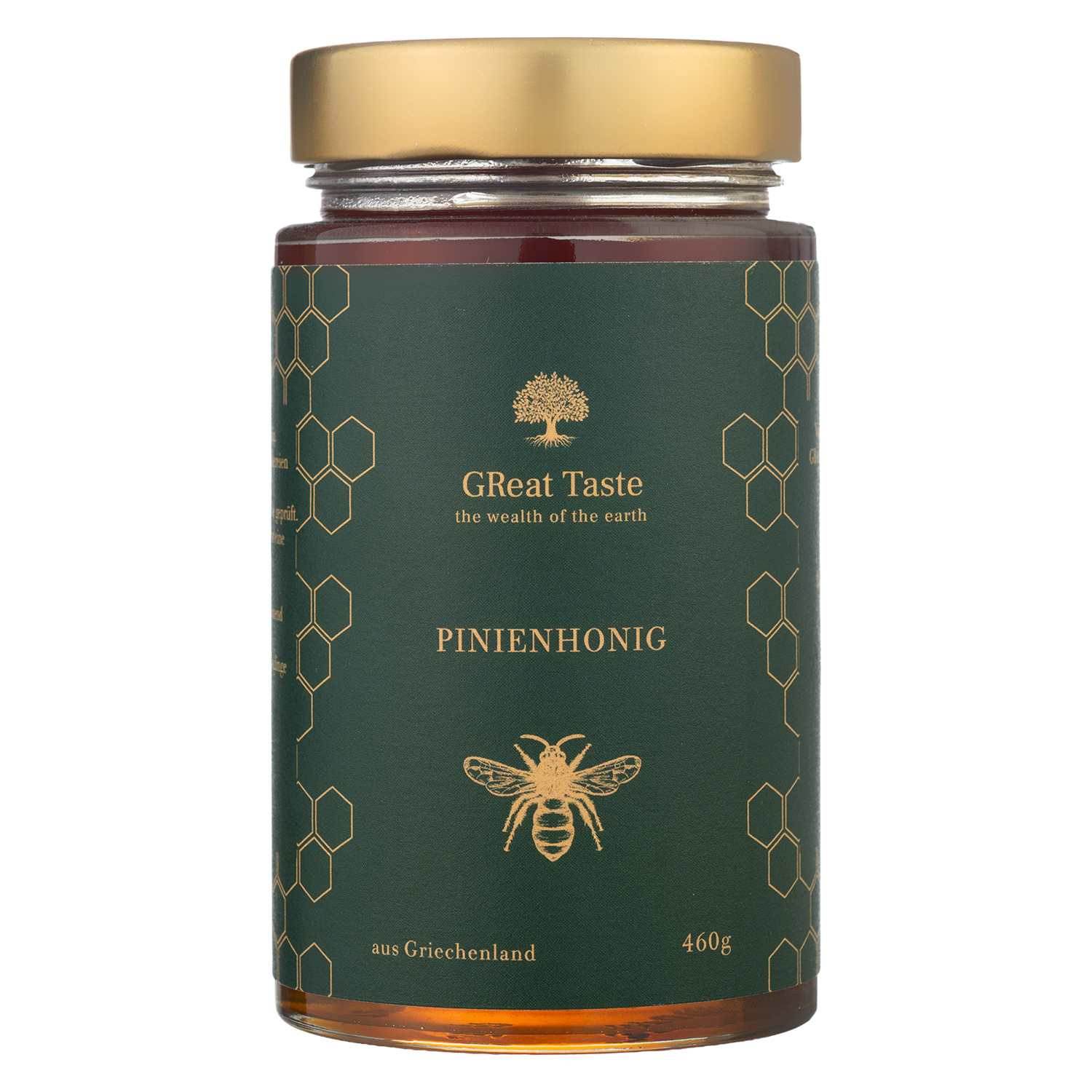 Image of Pine Honey From Greece – 100% & Unpasteurized – Natural Quality, Direct From The Beekeeper – Great Taste The Wealth Of The Earth