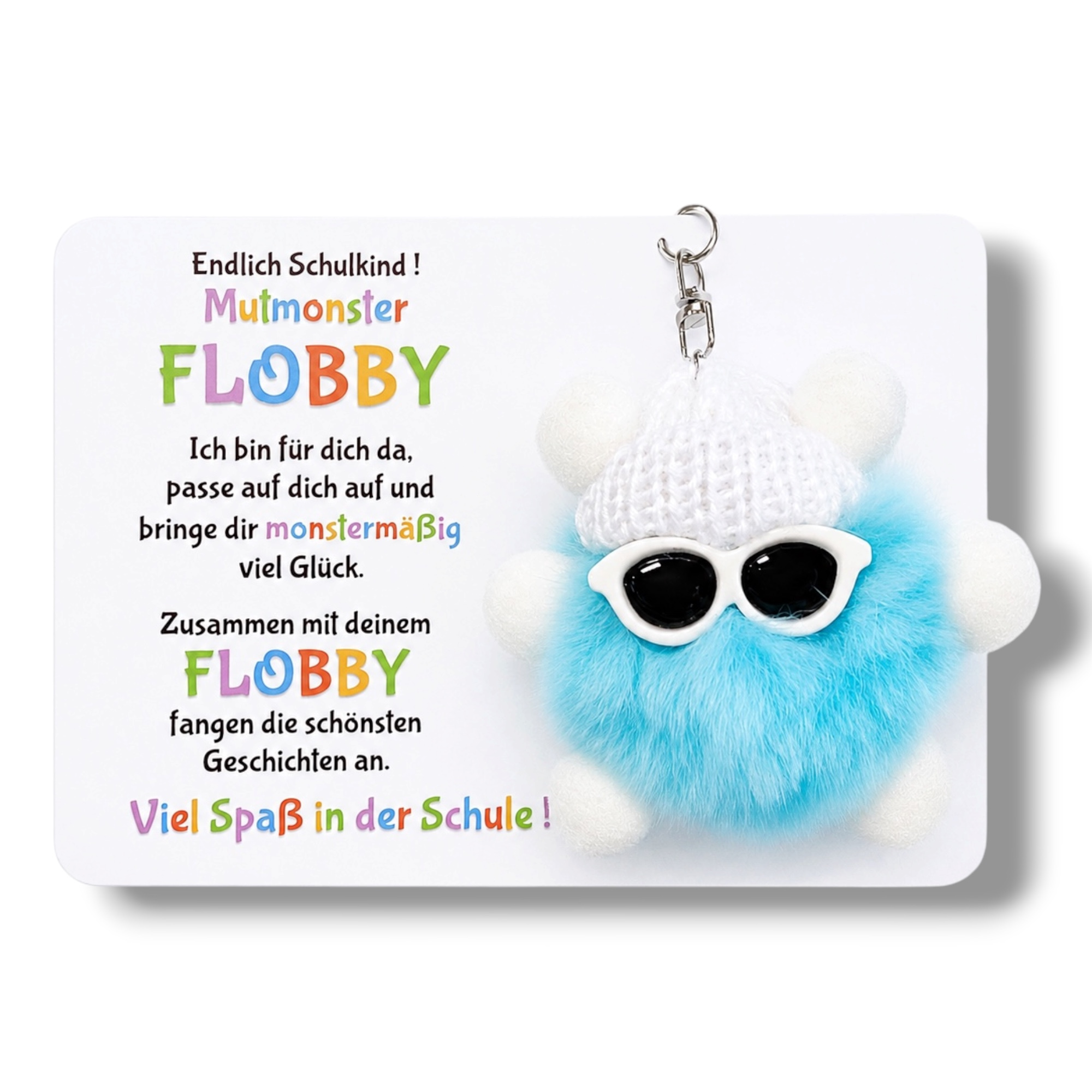 Gift Charm Flobby For Cone Elementary School Turquoise