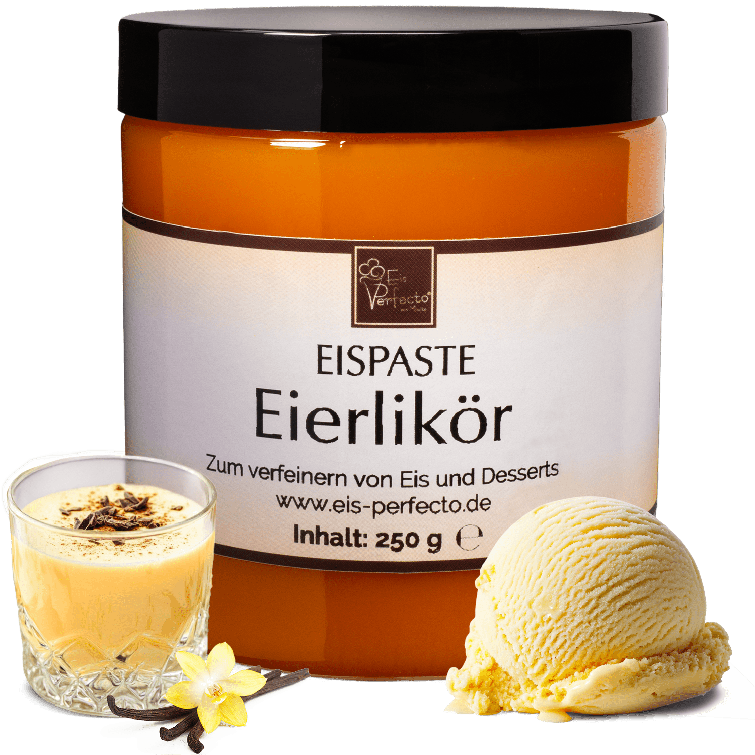 Eggnog Ice Cream Paste