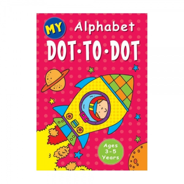 A4 Alphabet Dot to Dot Activity Book for Kids