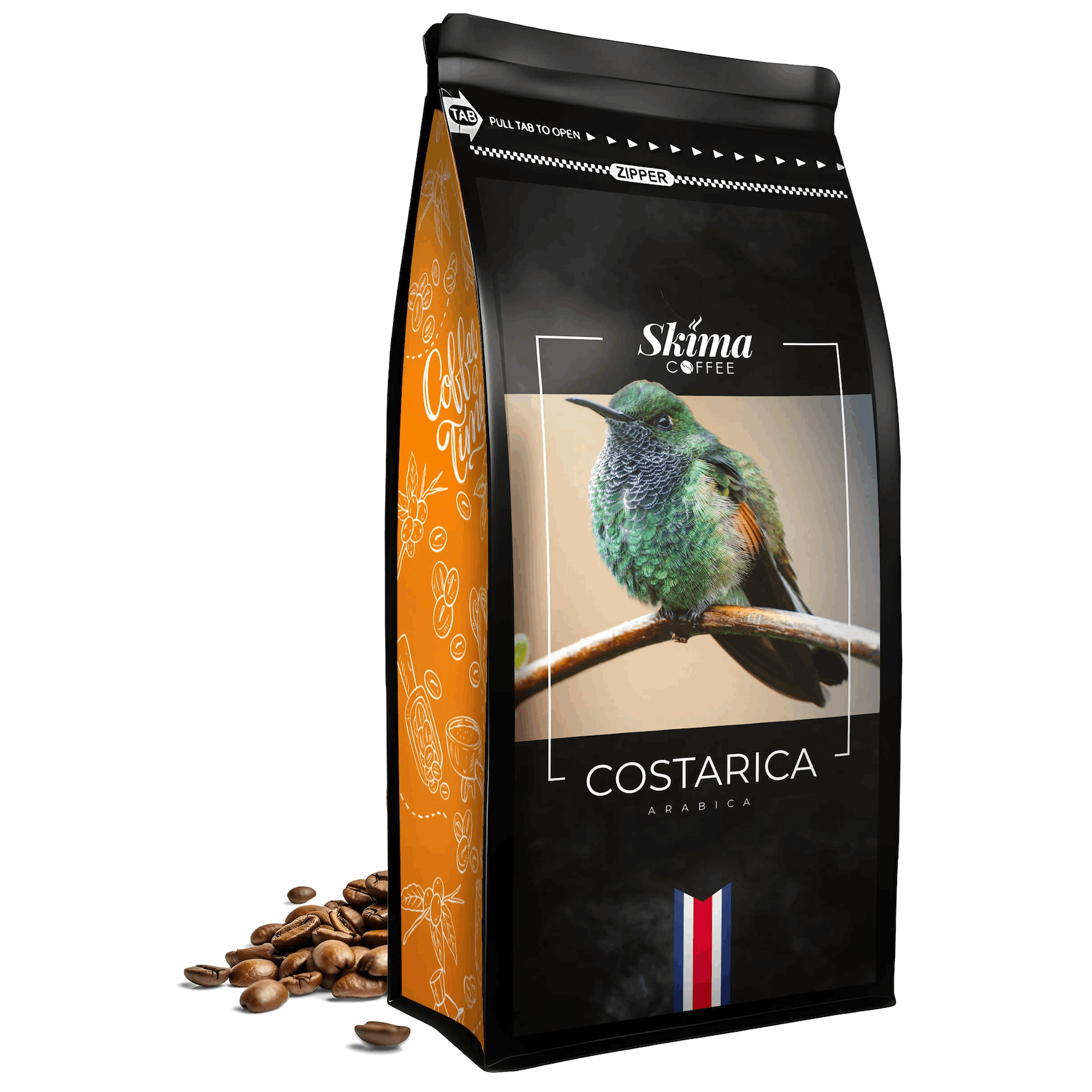 Image of Coffee Beans 1kg Costa Rica 100% Arabica Freshly Roasted For Espresso +free
