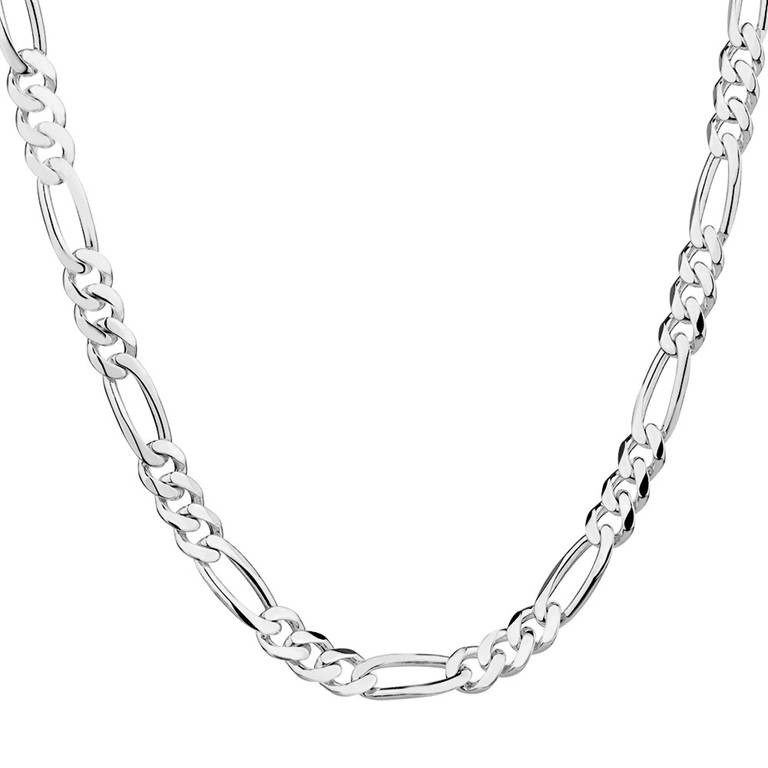 Image of Necklace Silver 50 Cm Link Chain For Men And Women