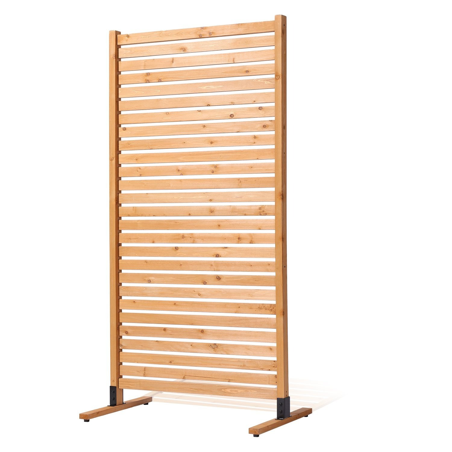 TEMU Privacy in Legno VEVOR, 36" L x 76" A, Privacy da Esterno Autoportante con Supporto, Pannello Privacy Decorativo per Patio, Divisorio da Esterno