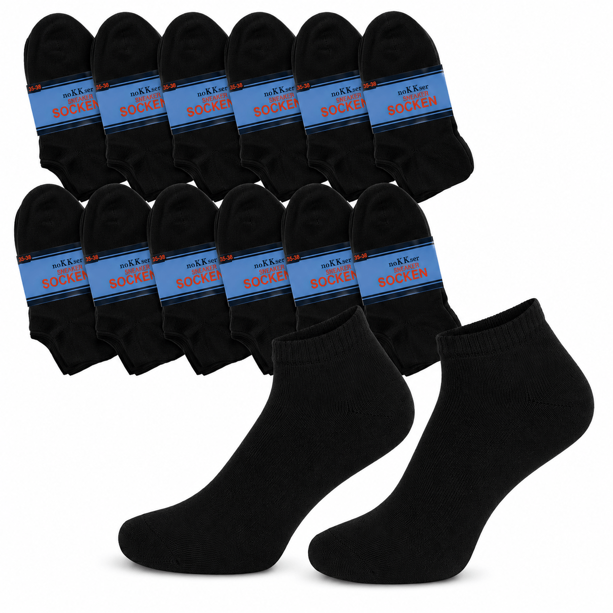 Image of 10 Pairs Of For Women And Men, Cotton, Hand-rolled Toe Seam, Cuff, Reinforced Heel And Toe, Breathable Ankle Socks, White , Sizes 35-38, 39-42, 43-46, 47-50, Knitted Size