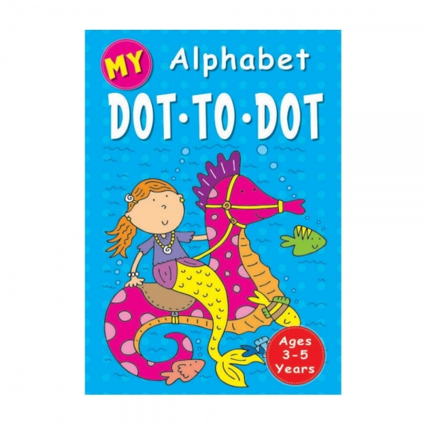 A4 Alphabet Dot to Dot Activity Book for Kids
