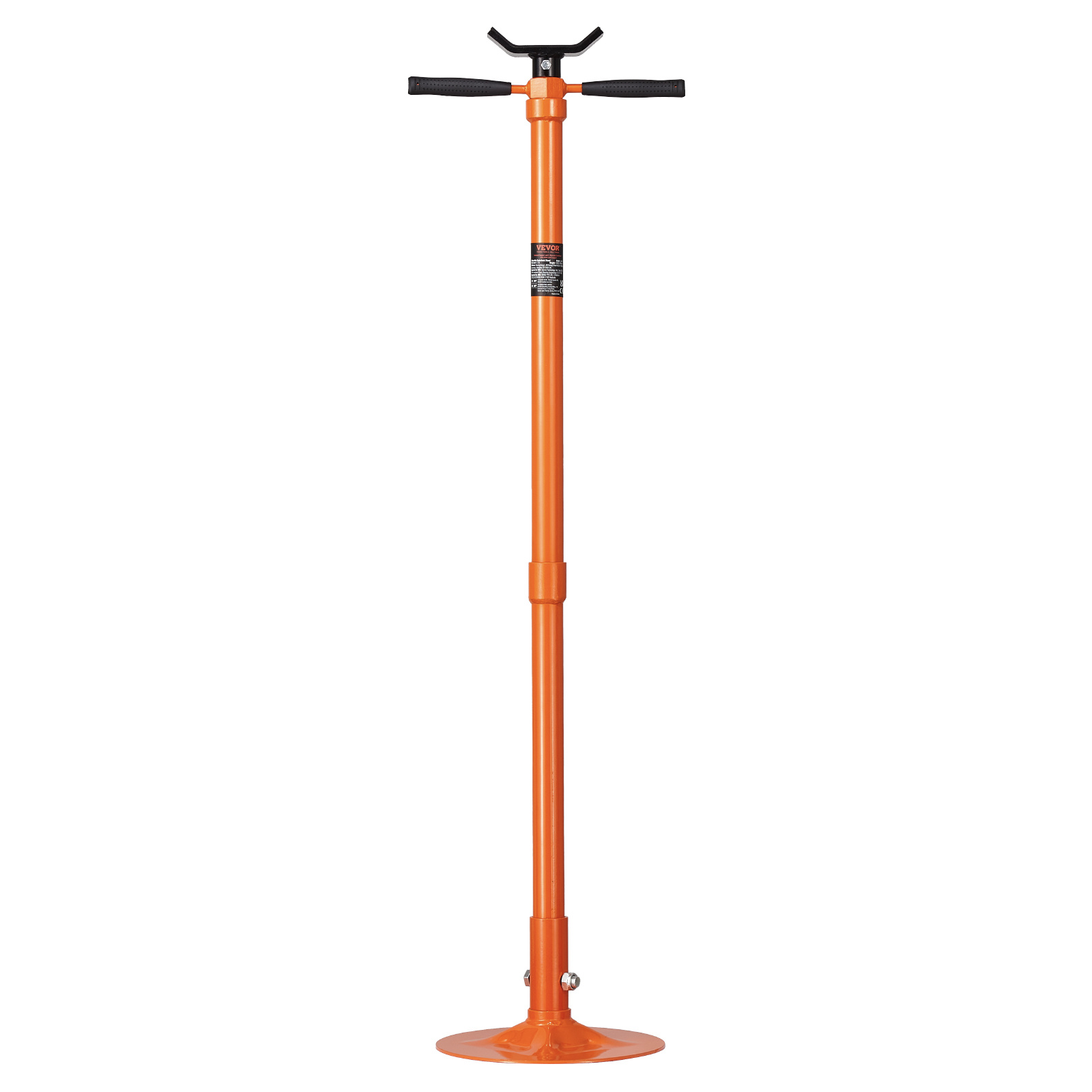 Image of Vevor Underhoist Support Stand, 3/4 Ton Capacity Under Hoist Jack Stand, Lifting From 52.8 To 76 In, Self-locking Threaded Screw, Bearing Mounted Spin Handle Pole Jack, Support Vehicle Components