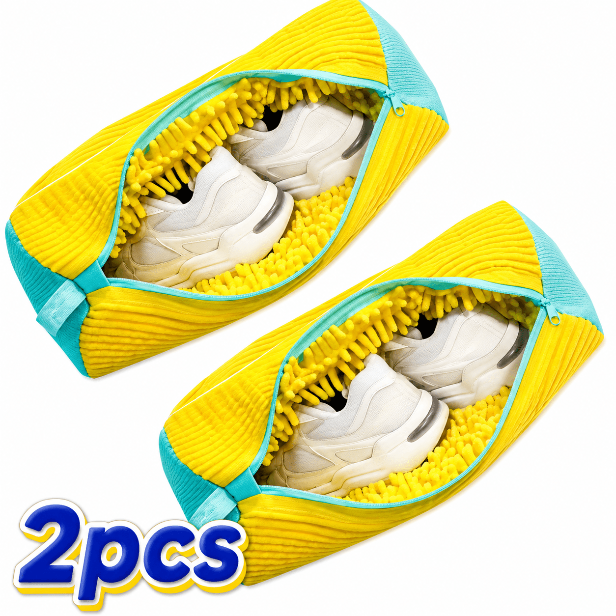 TEMU 2 Shoe Washing Bags, Suitable For Washing Machines, Keep 360 ° All Directions, Durable Zipper Reusable Sports Shoe Washing Bag, Sports Shoe Oval