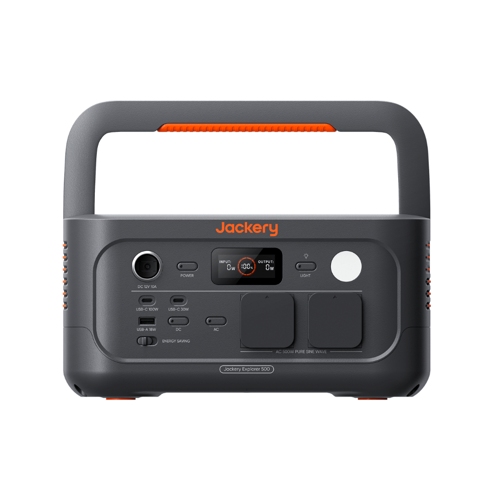 500 V2 Portable Power Station, 512wh Solar Generator 230v/500w ( 1000w) With Fast Charging, Lifepo4 Battery 6000 Cycles, Solar Generator For Camping, Motorhome, Emergency, Travel