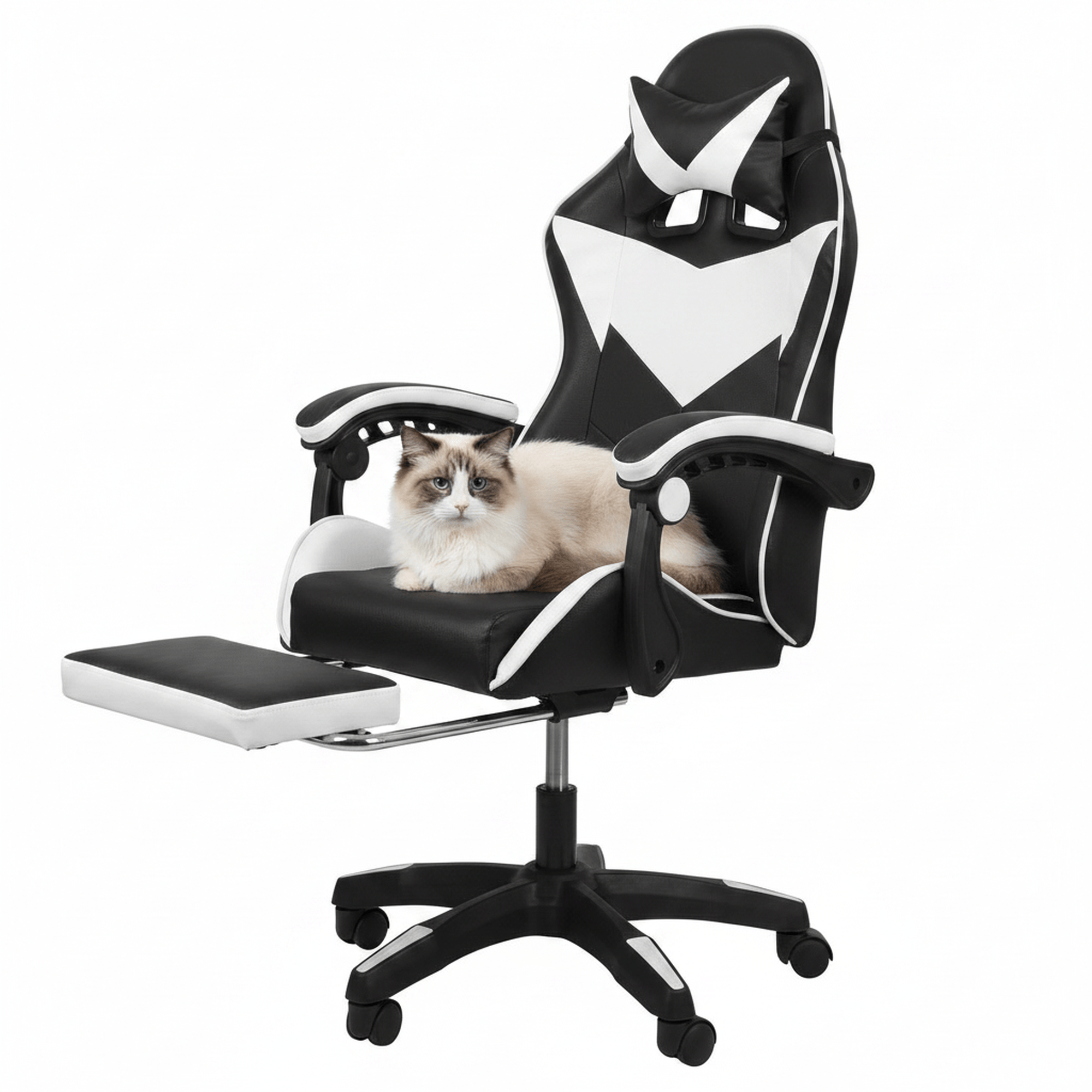Ergonomic Gaming Chair with Adjustable Headrest