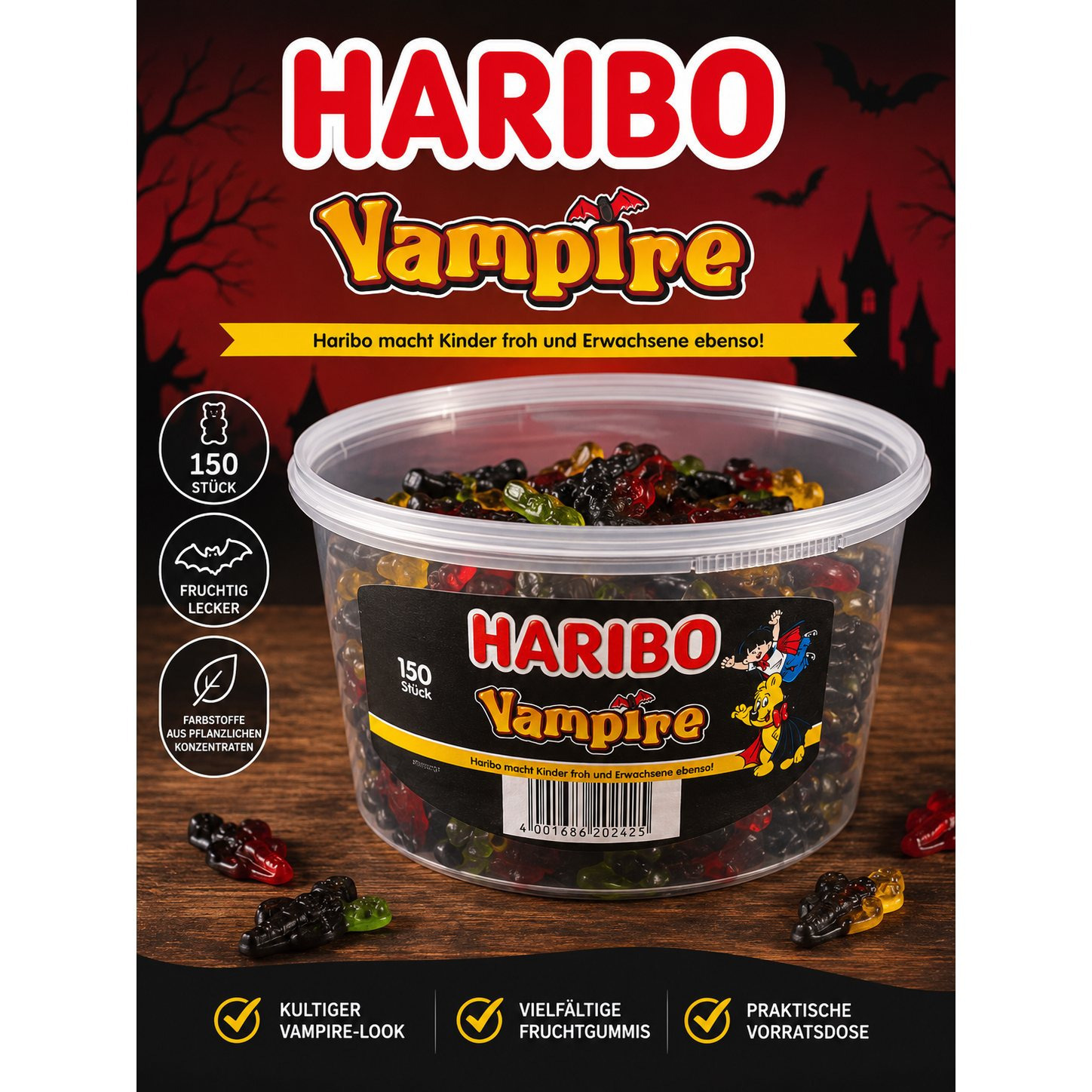 Haribo Vampire 150er 1200g