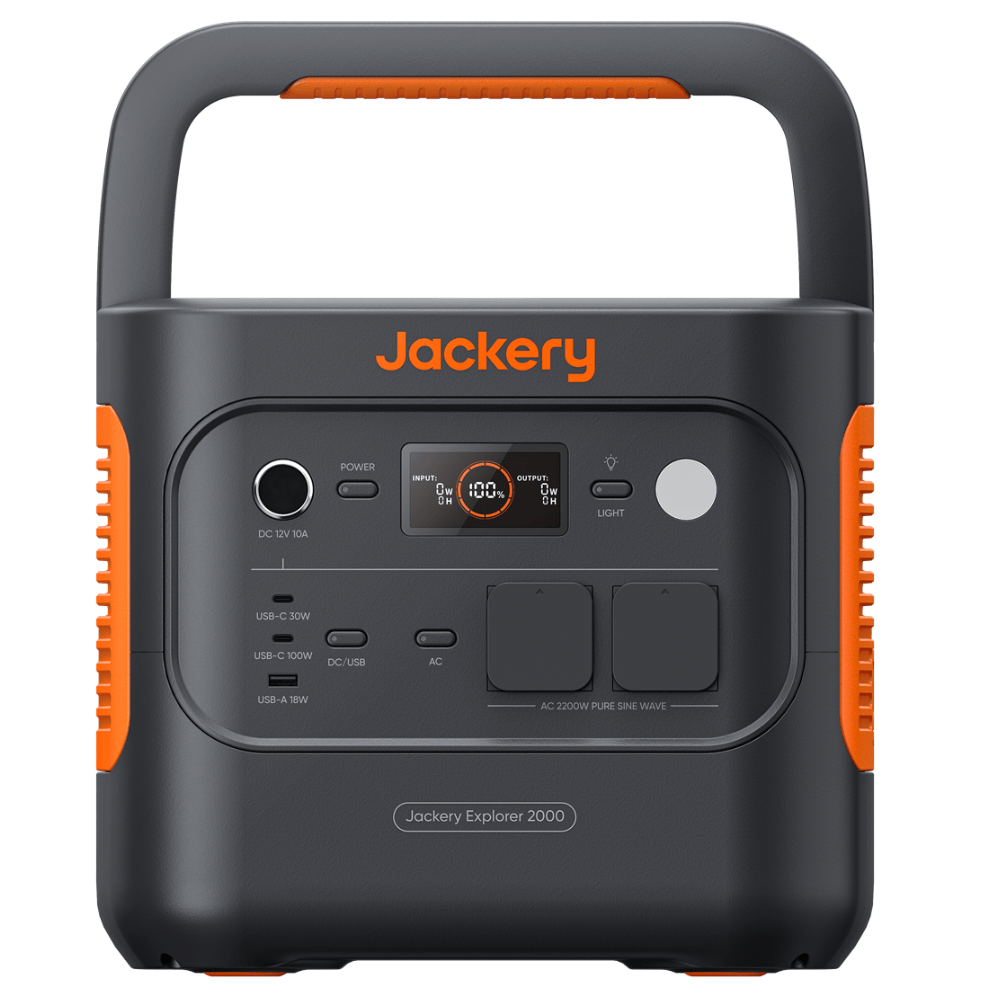 Jackery V2 Portable Power Station, Lifepo4 Battery, 2042wh Solar Generator With 2200w Output (max 4400w), Fast Charging From 0-80% In 52 Min For Emergency, Camping, Rv