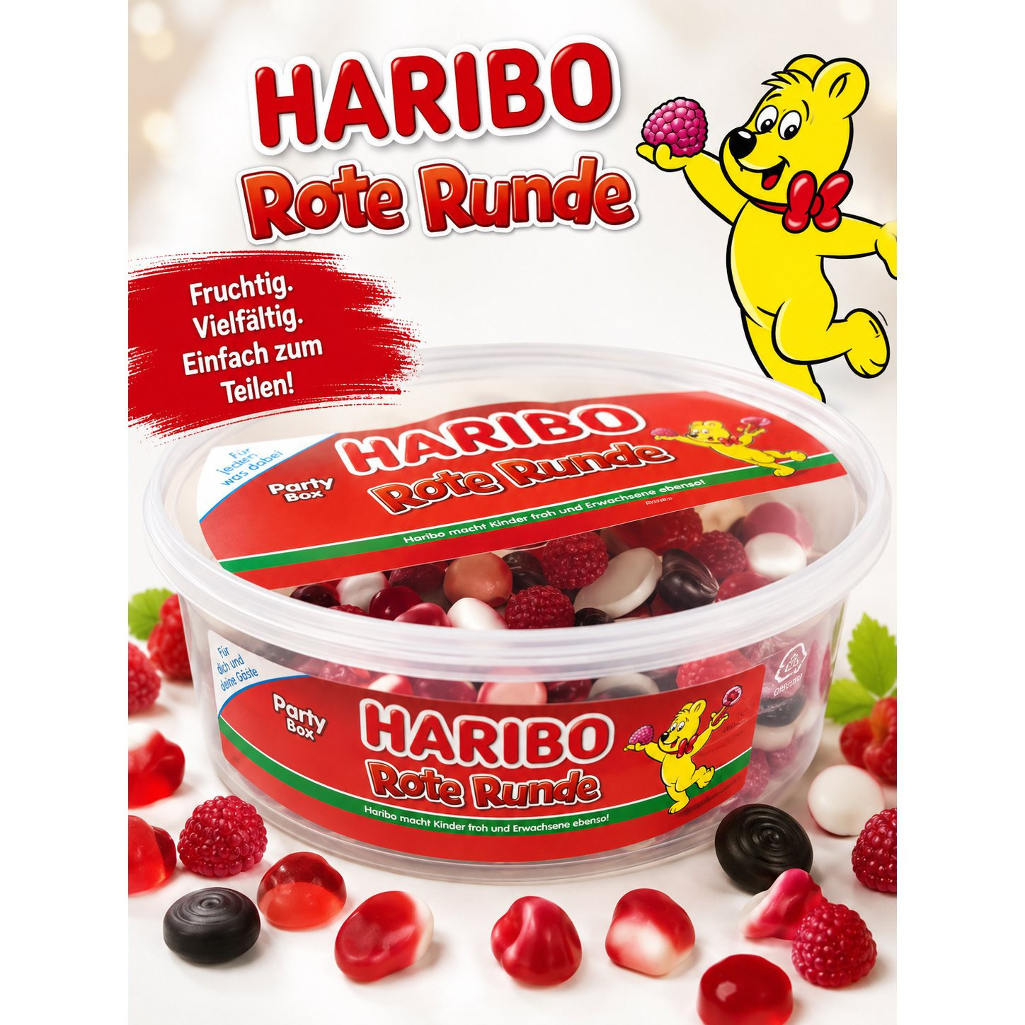 Haribo Red Round 750g