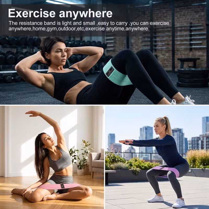 3pcs low medium bands exercise bands workout bands elastic bands elastic bands for women or men exercise yoga pilates strength training details 2