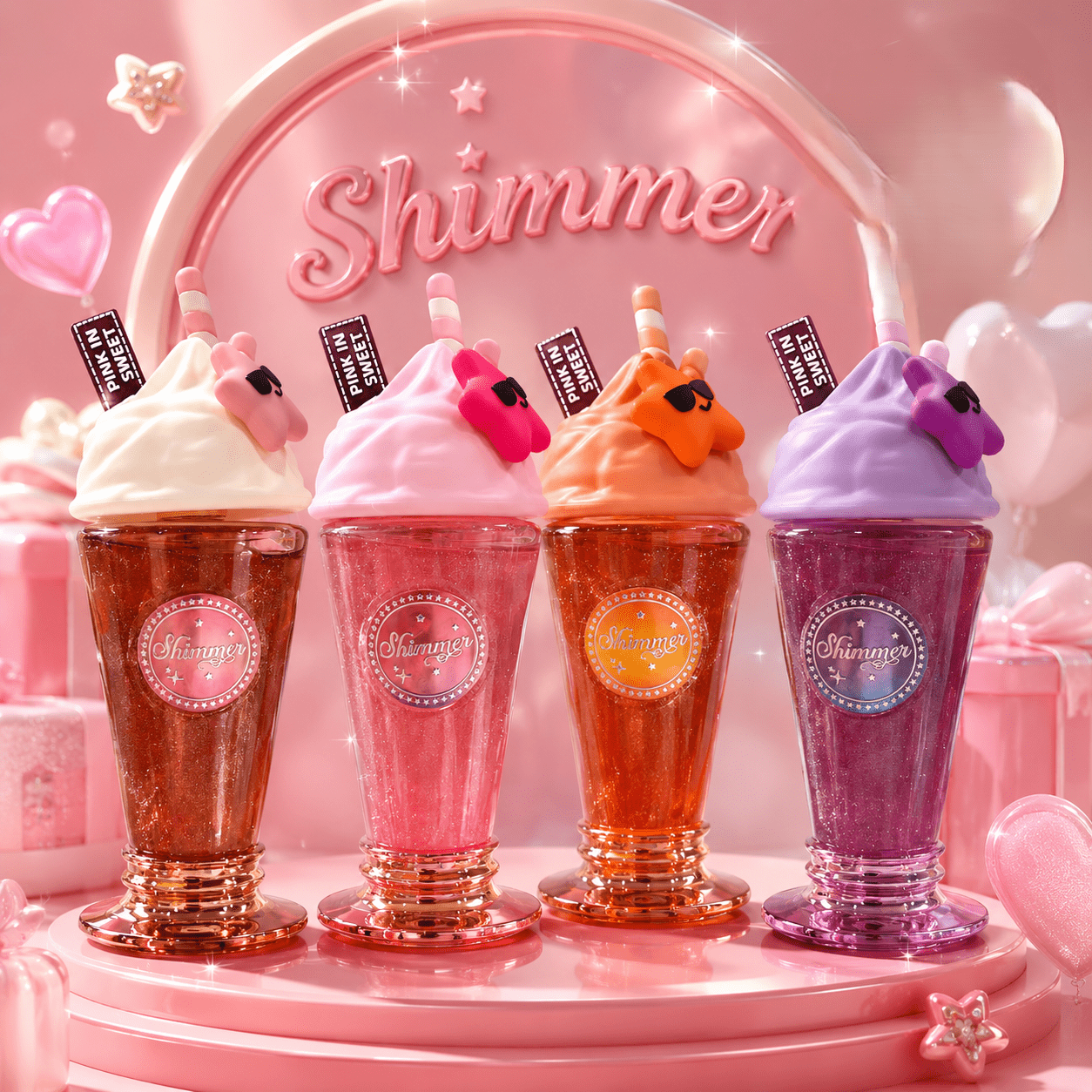 TEMU Set de Regalo de 4 Vaporizadores de , Rosas, Naranjas y Violetas, 200ml Uno, Colección de Body Spray para Mujer