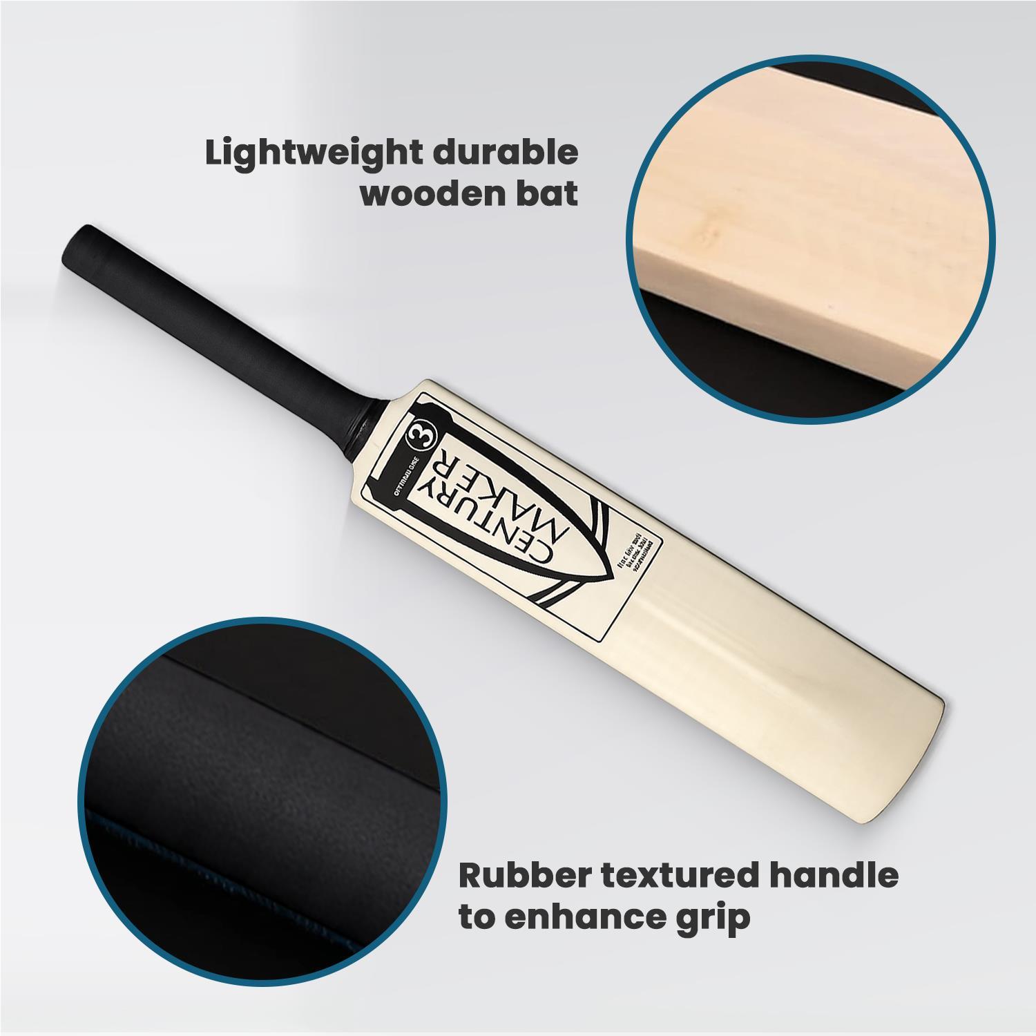 Size 3 Cricket Set with Bat, Ball, Stumps & Carry Bag