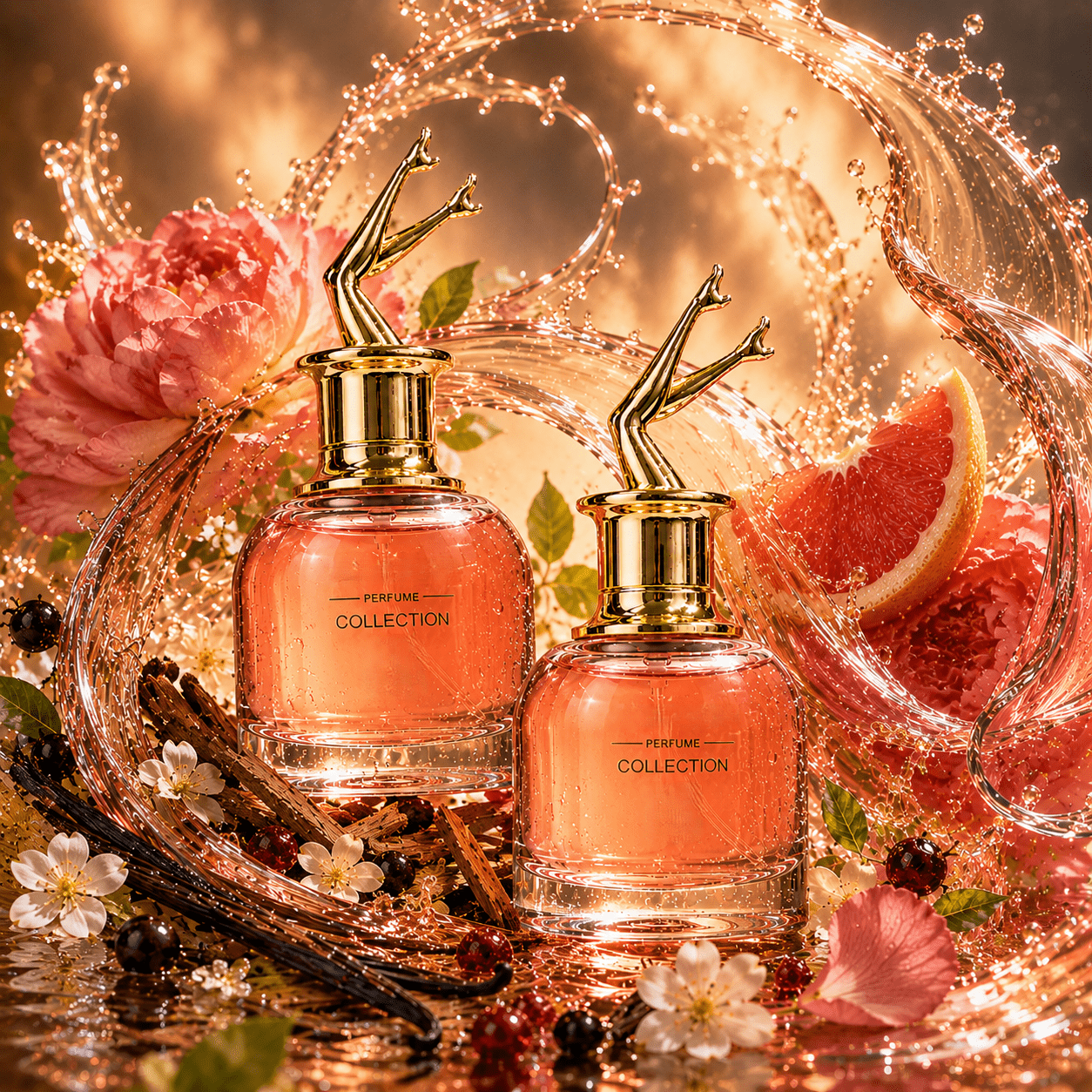 Women's Eau De 30ml*2 - Elegant Long-lasting Perfume, Floral And Fruity Notes, Gift Idea For Women