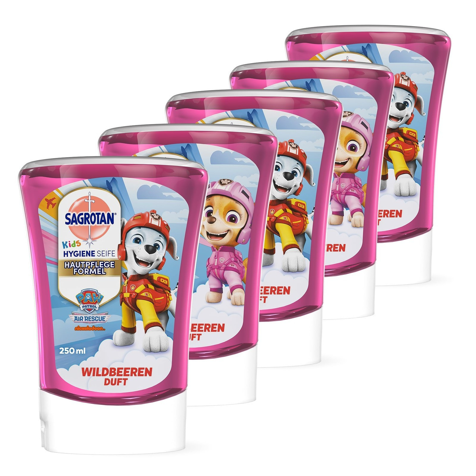 Sagrotan Kids Refill Automatic Soap Dispenser 5x250ml Hand Soap