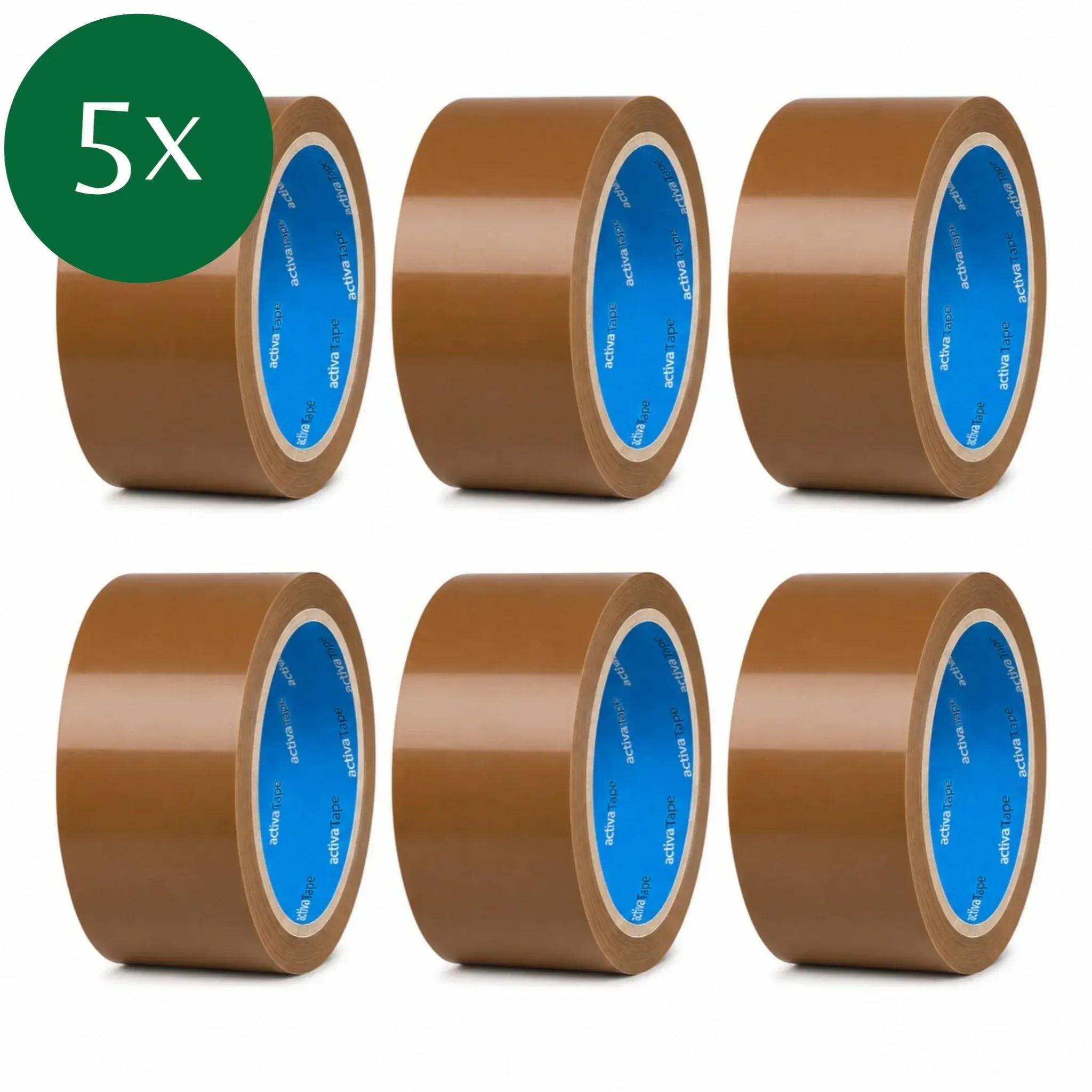 Image of 30-roll Pack Of Pp Packing Tape, 66m X 48mm – Brown, 30-roll Packing Tape