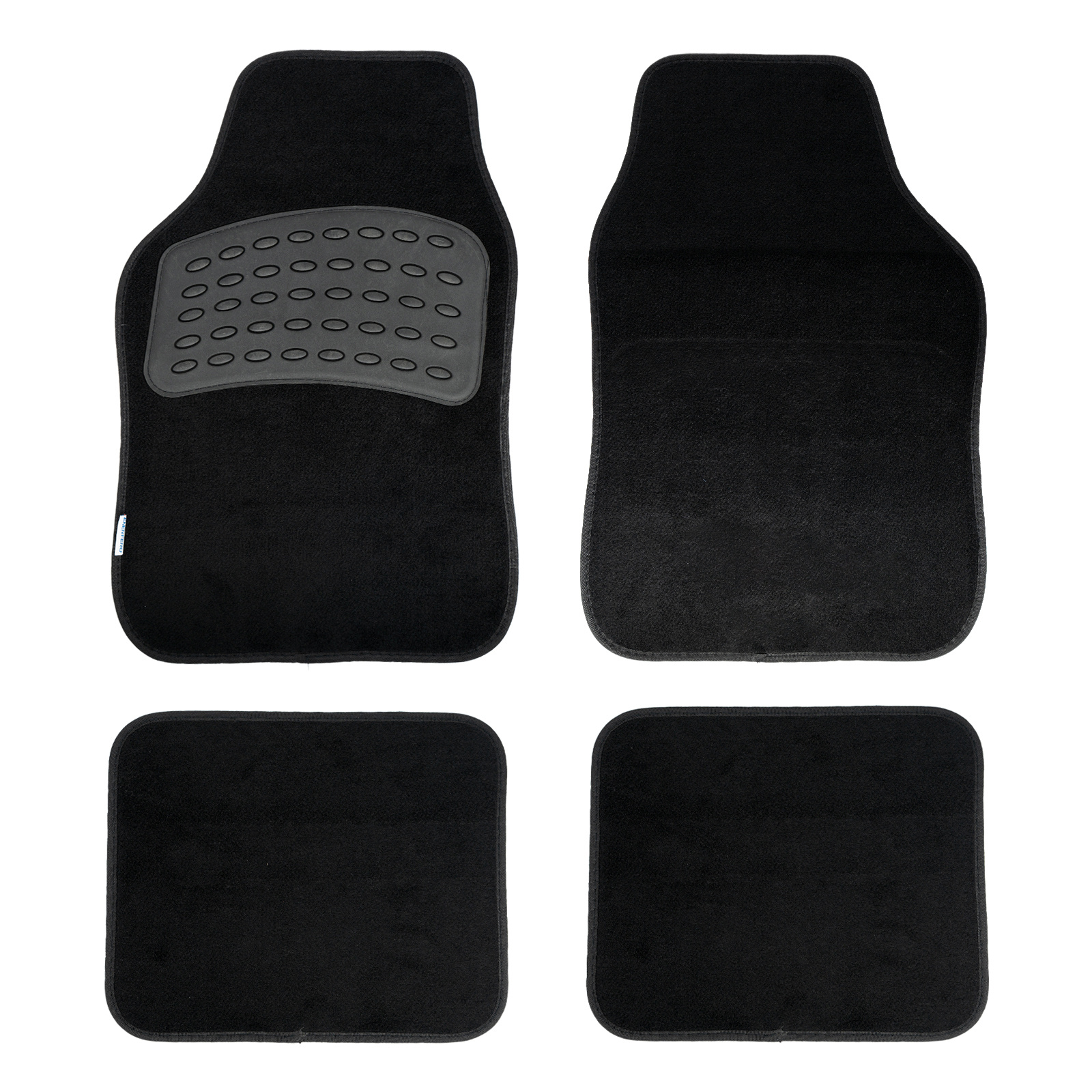 TEMU Juego de 4 alfombrillas universales para coche, alfombrillas antideslizantes para interior de vehículo, accesorios para coche sedán y SUV.
