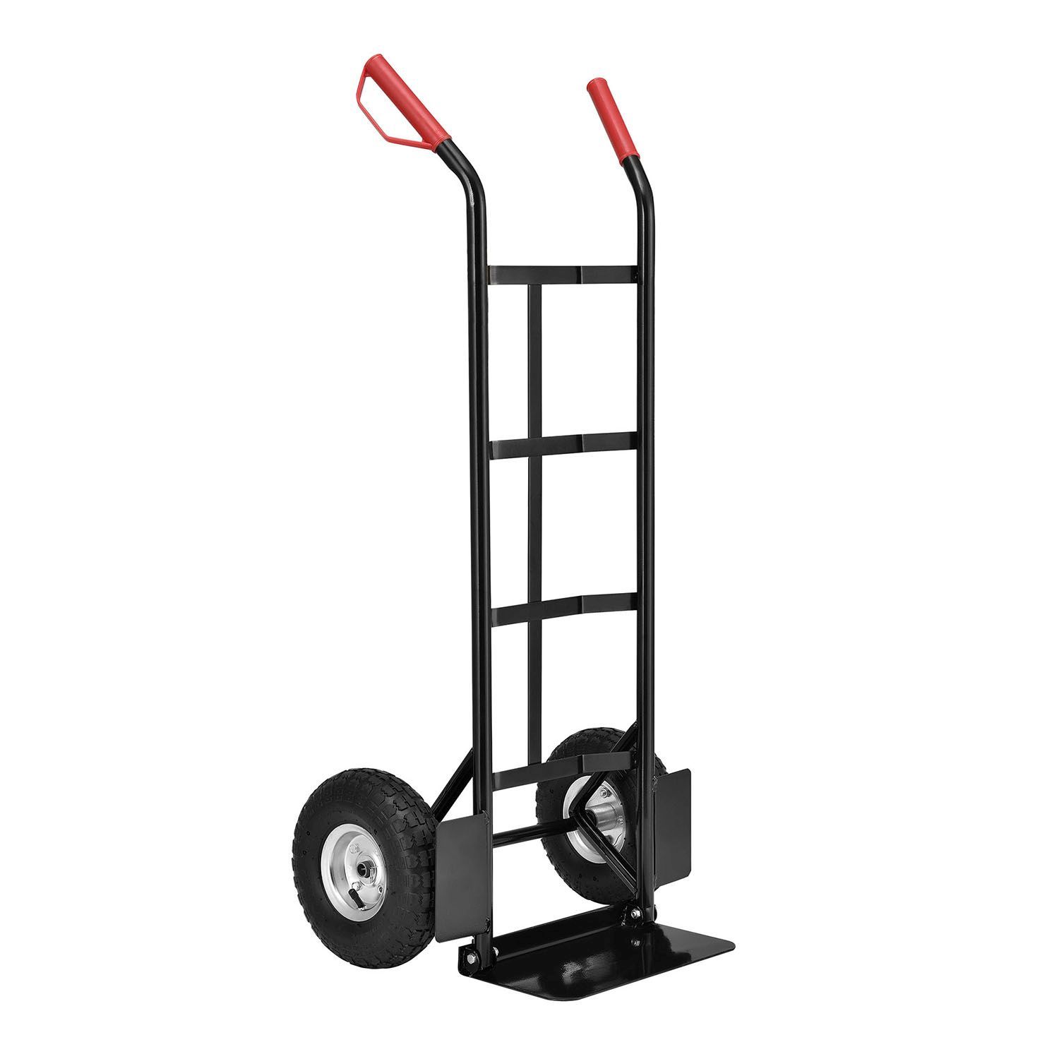 Basic Folding Transport Trolley With Large Air Tires & Frame Hand Trolley For Moving & Beverage Crates, Trolley Cart