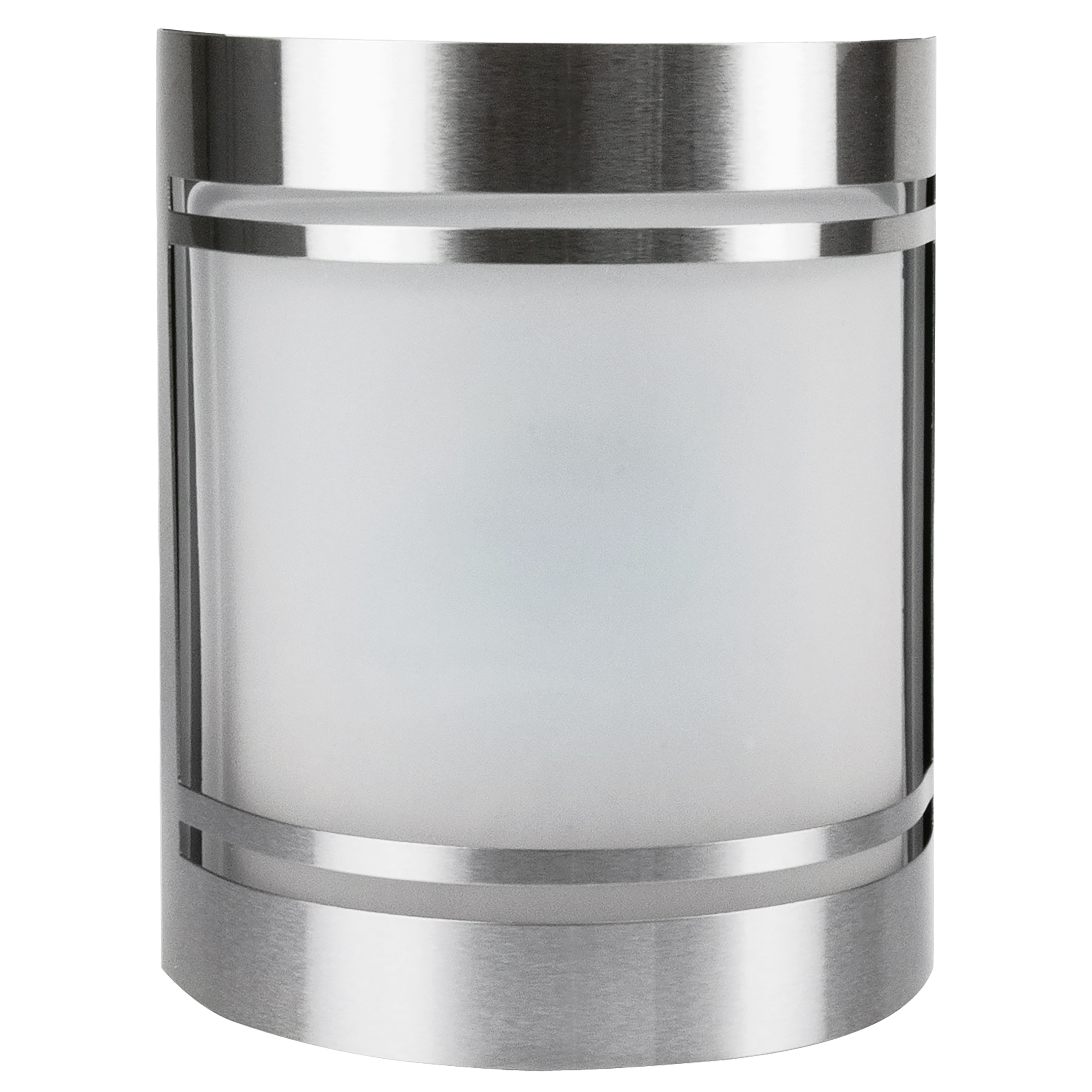 Image of Stainless Steel Wall Lamp With 1x E27 Socket, 180° Beam Angle, Indoor And Outdoor Use, Wall Light For Garden, Yard, Driveway, And Home Exterior Lighting - Bulb Not Included