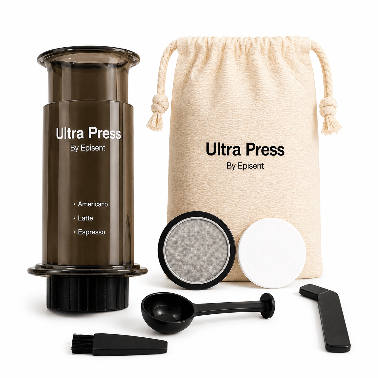 TEMU Episent – Portable Coffee Maker With Reusable Filter For Home, Office & Outdoor Use