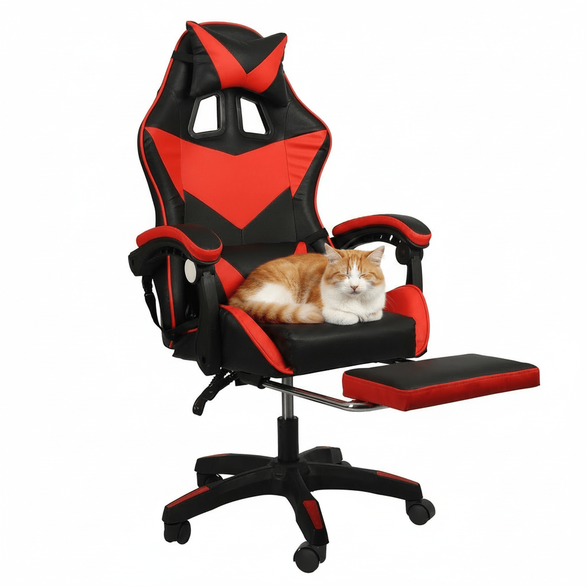 Ergonomic Gaming Chair with Adjustable Headrest