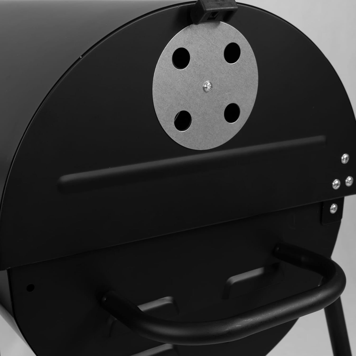 Charcoal BBQ Grill & Smoker, Portable Barrel Barbecue