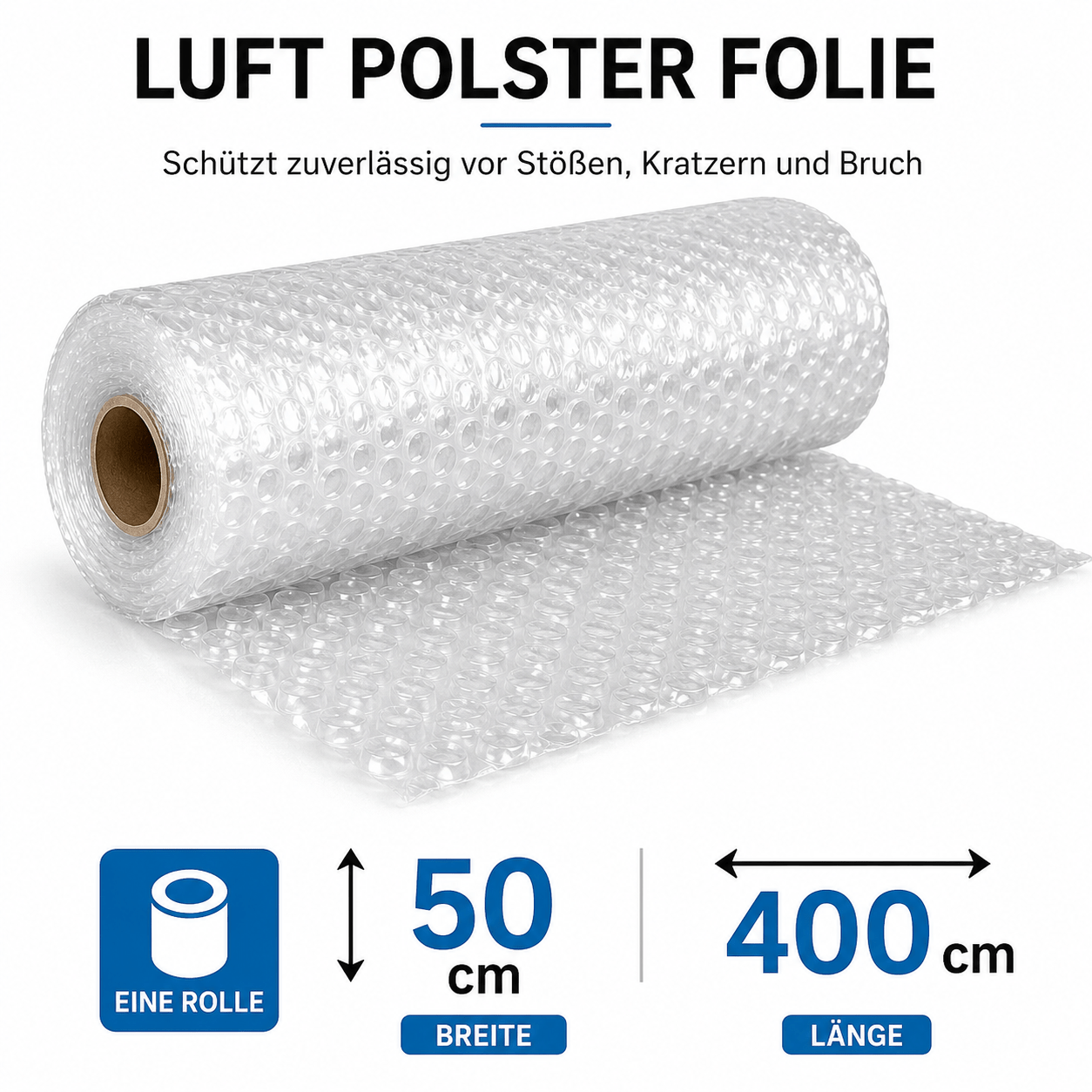 50cm X 400cm Air Cushion Packaging, Transport Packaging, Mobile Accessories. Air Cushion Packaging For Packaging And Moving Boxes, Air Cushion Packaging Roll.