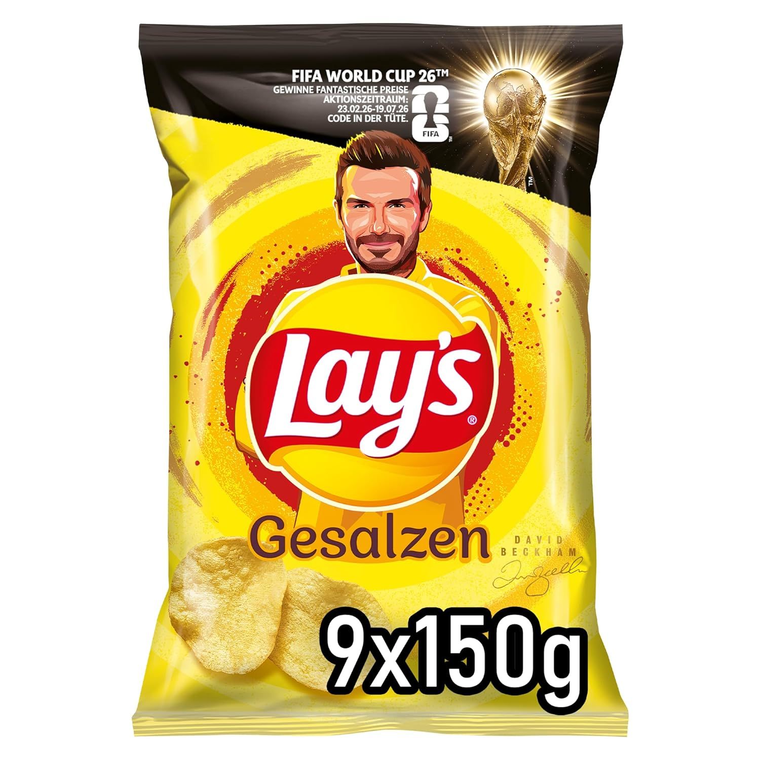 Lay's Salted 150g X 9