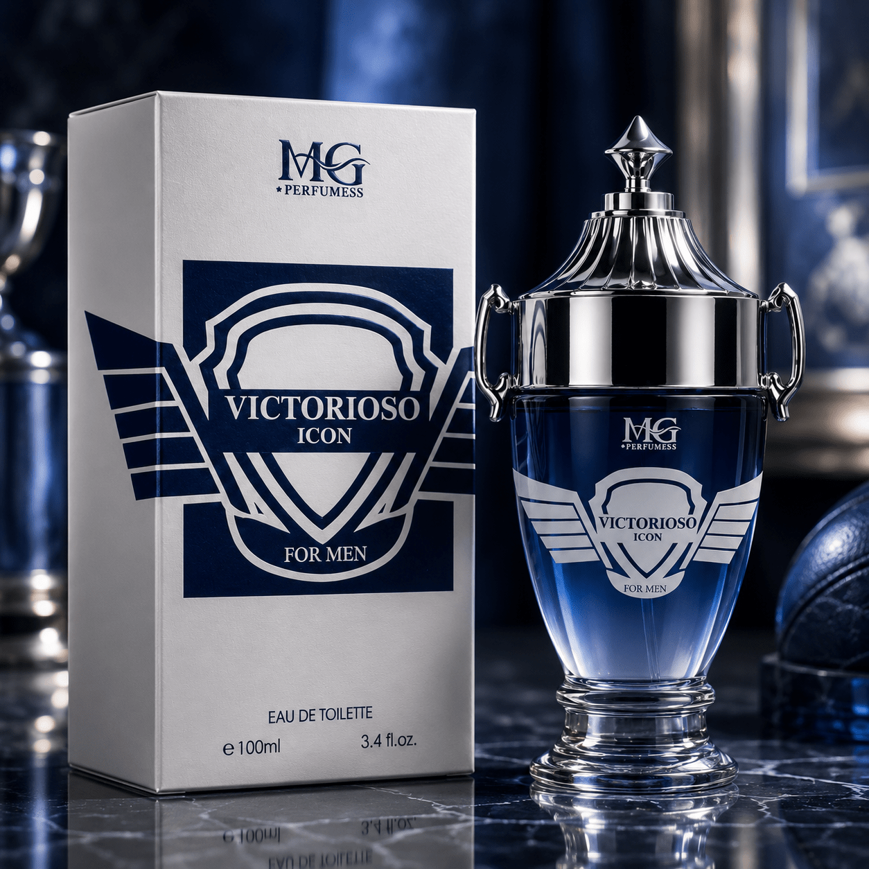 Image of Everlyx - Icon By Mg Perfumes Eau De Toilette 100ml. Men's Fragrance With Fresh, Citrus, And Notes That Provide Energy, , And Character