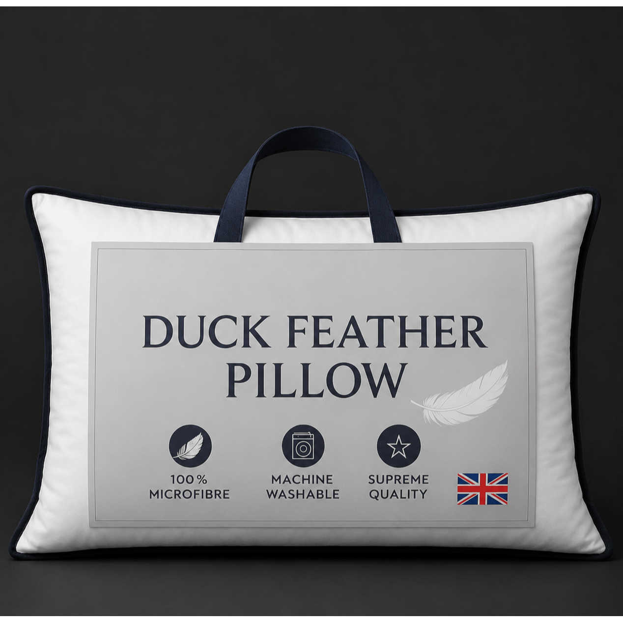 duck feather pillows pack of 1 and 2 hotel quality washable medium soft support