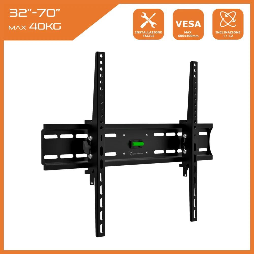 TEMU Wall Mount Tv Bracket For Smart Tv, Universal Fixed Vesa Up To 600x400mm, 40kg, Suitable For 32-39-40-43-50-55-60-65-70 Inch Lcd Led Tv