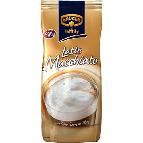Krueger Family Latte Macchiato Classico With Fine Espresso Note, 500g, 4-pack