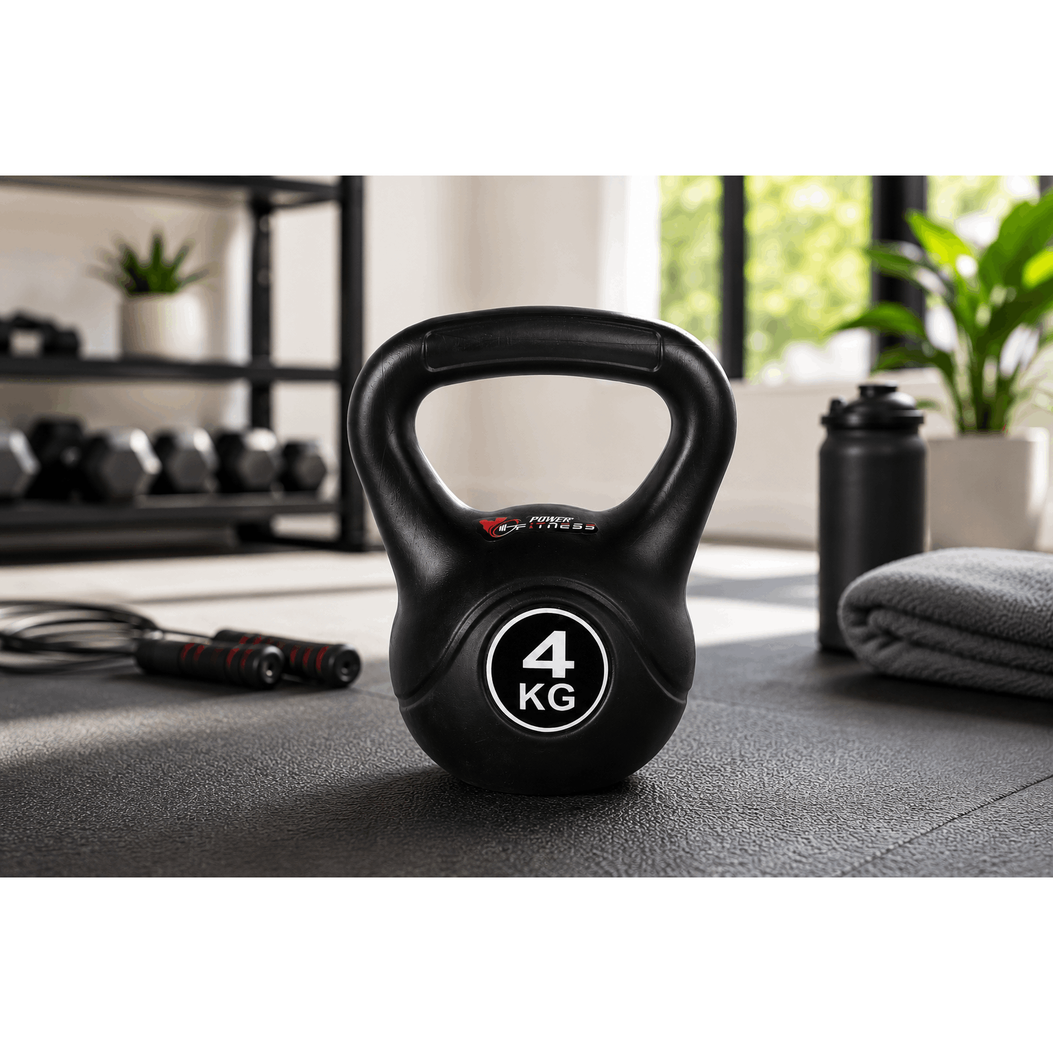 TEMU Pesa para Gimnasio 4 kg Tipo Kettlebell para Casa | Entrenamiento , Fitness y Tonificación Muscular CE