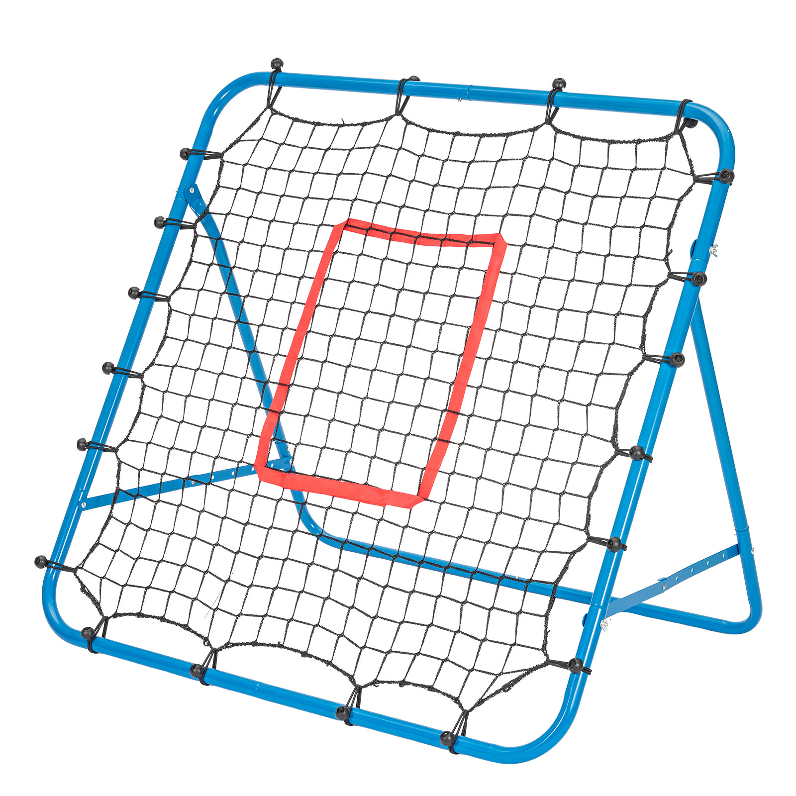 Image of - Rebounder For Football Net Trainers 100x100 Cm. Professional Bounce Wall For Accuracy And . Elastic Technical Net That Simulates Realistic Passes. Football Trainer For Garden And Playing Field.
