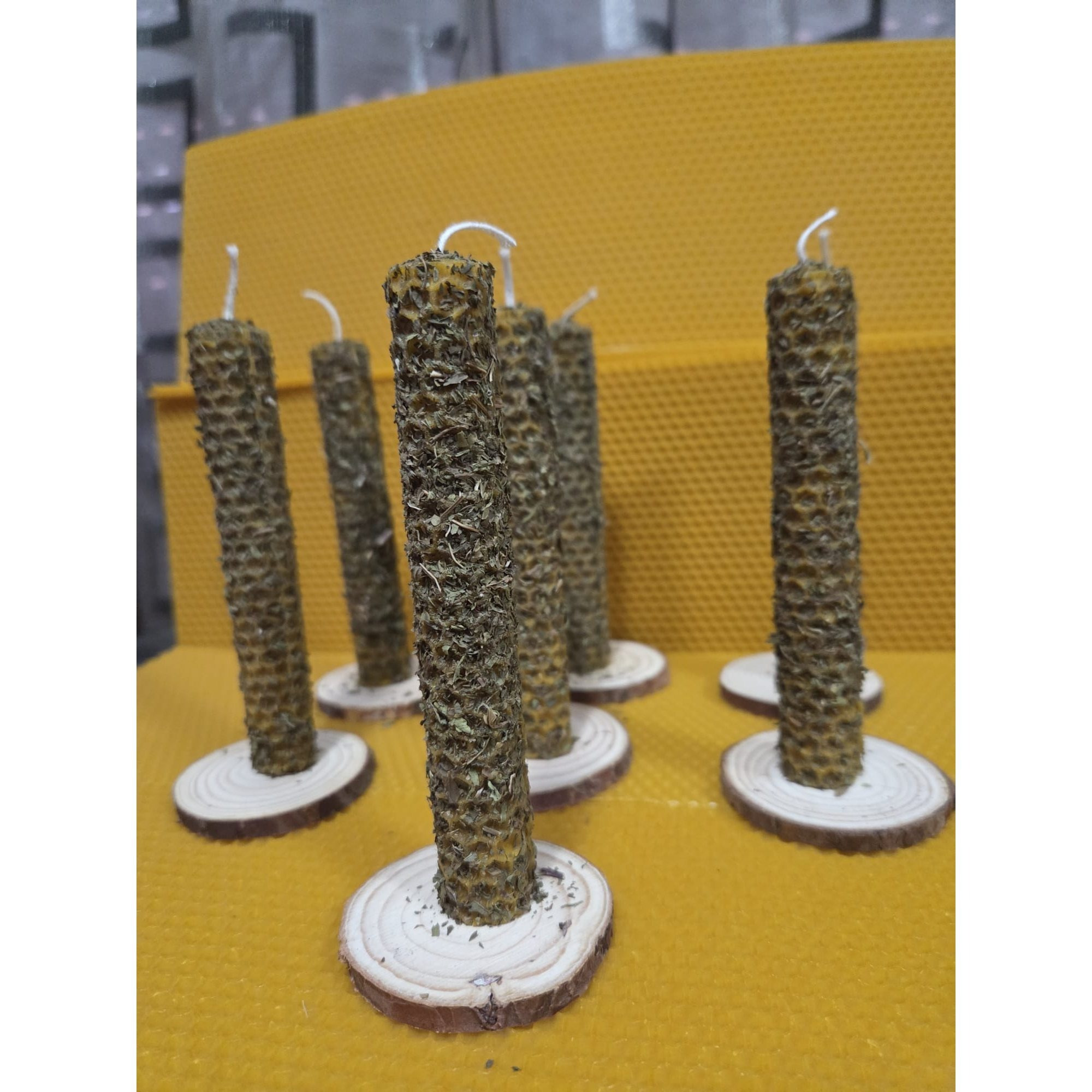 7 Candles With Honey And Mint
