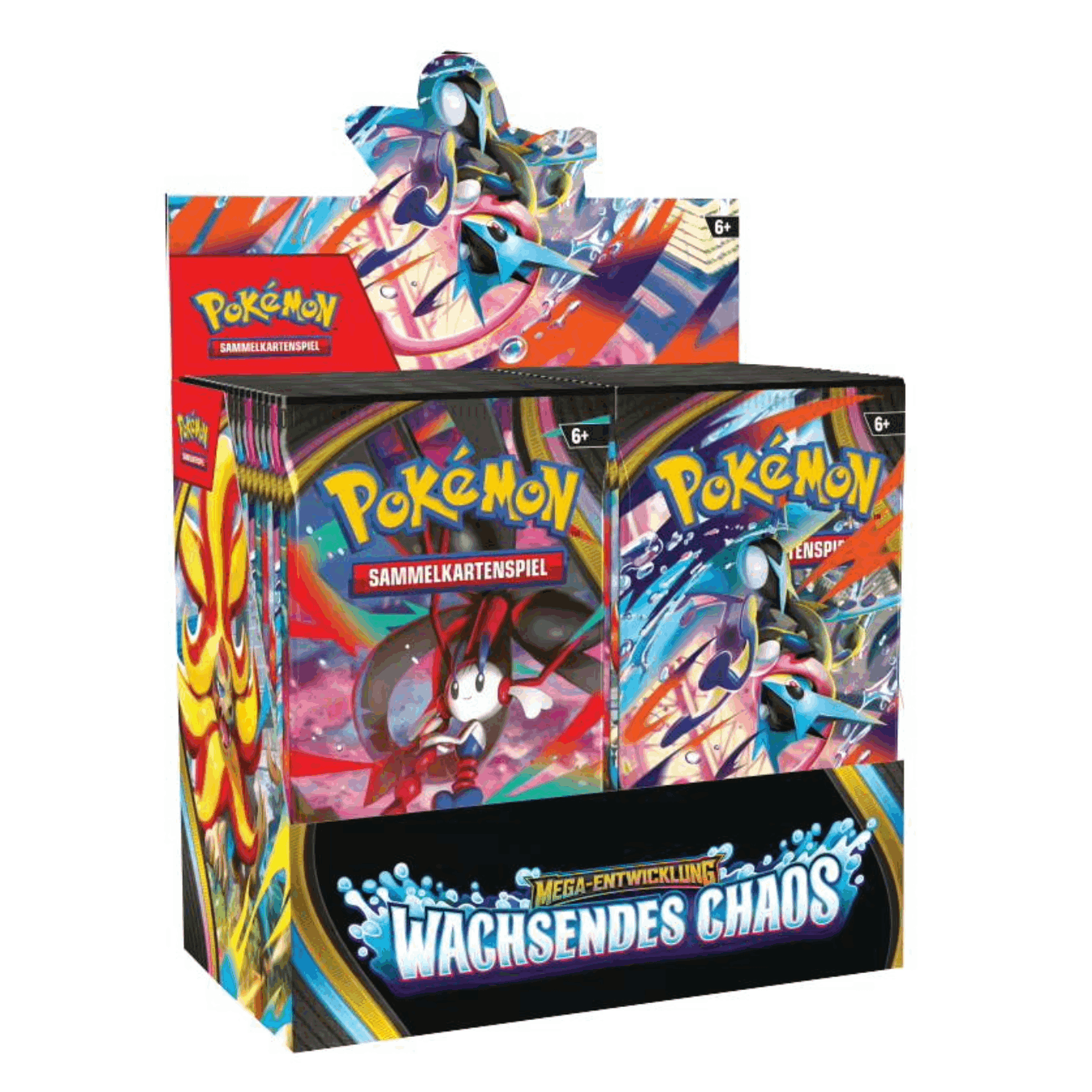 Image of Pokémon Me04 Growing Booster Display German Tcg Display With 36 Boosters