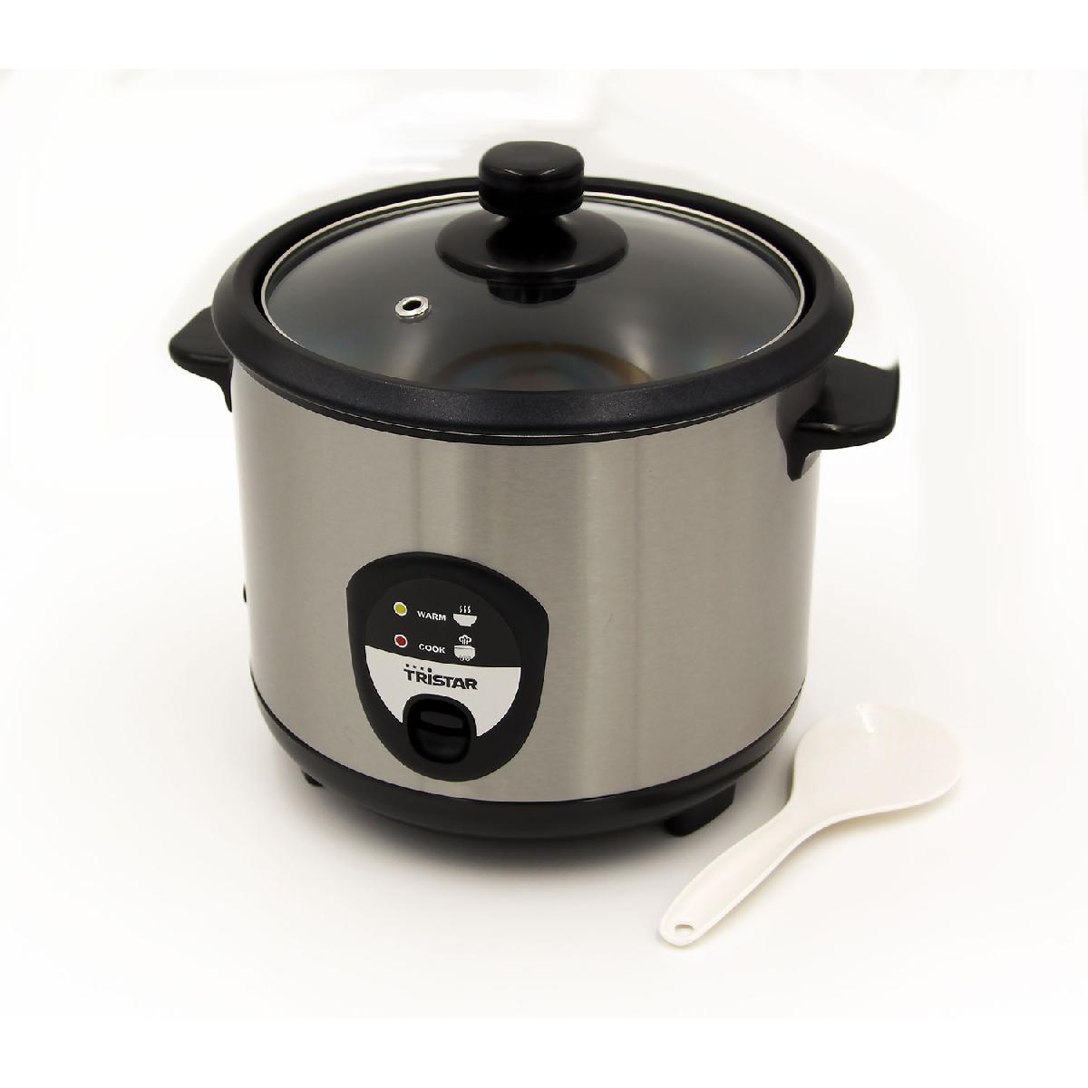 TEMU 2.2l Rice Cooker, Stainless Steel/black, Rk-6129