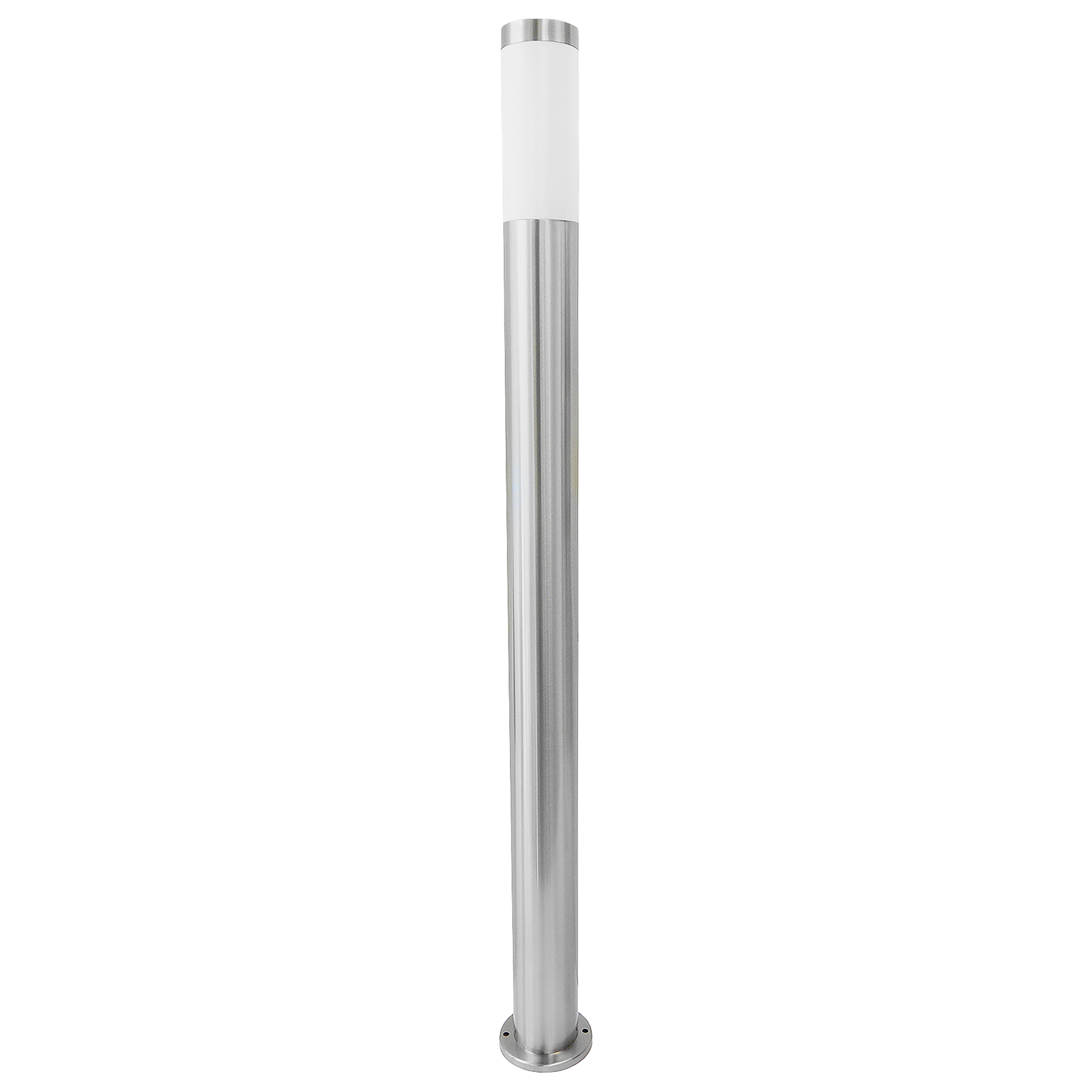Xl Pathway Light Stainless Steel 100 Cm, E27, Silvery, Pathway Light Garden Light Garden Lamp Standing Lamp Outdoor Standing Lamp Pole Light Path Lighting - Without -