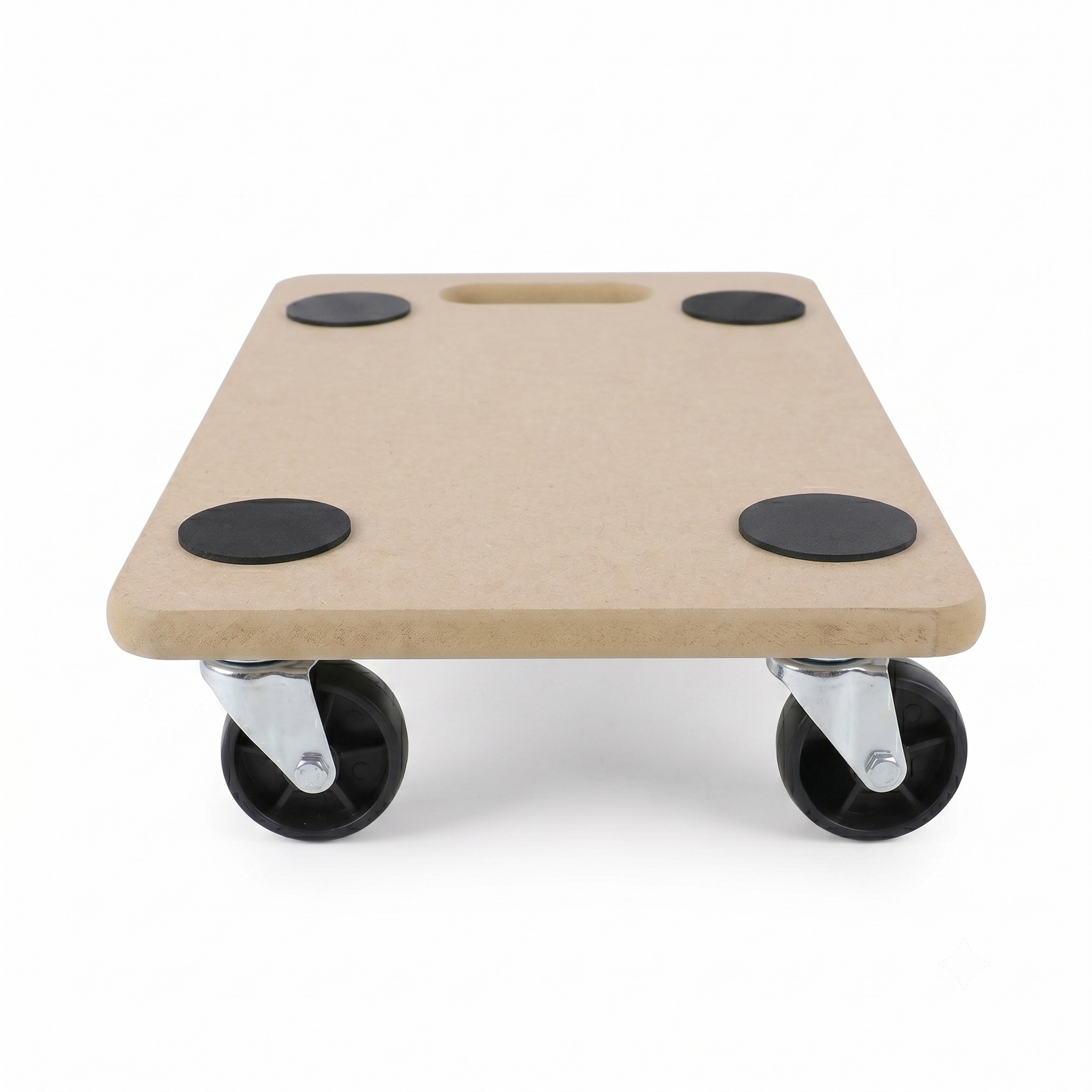 TEMU Soporte Rectangular con Ruedas para Macetas y Jardineras, Plataforma Movil de Madera para Tiestos Pesados Interior y Exterior, Base con Ruedas