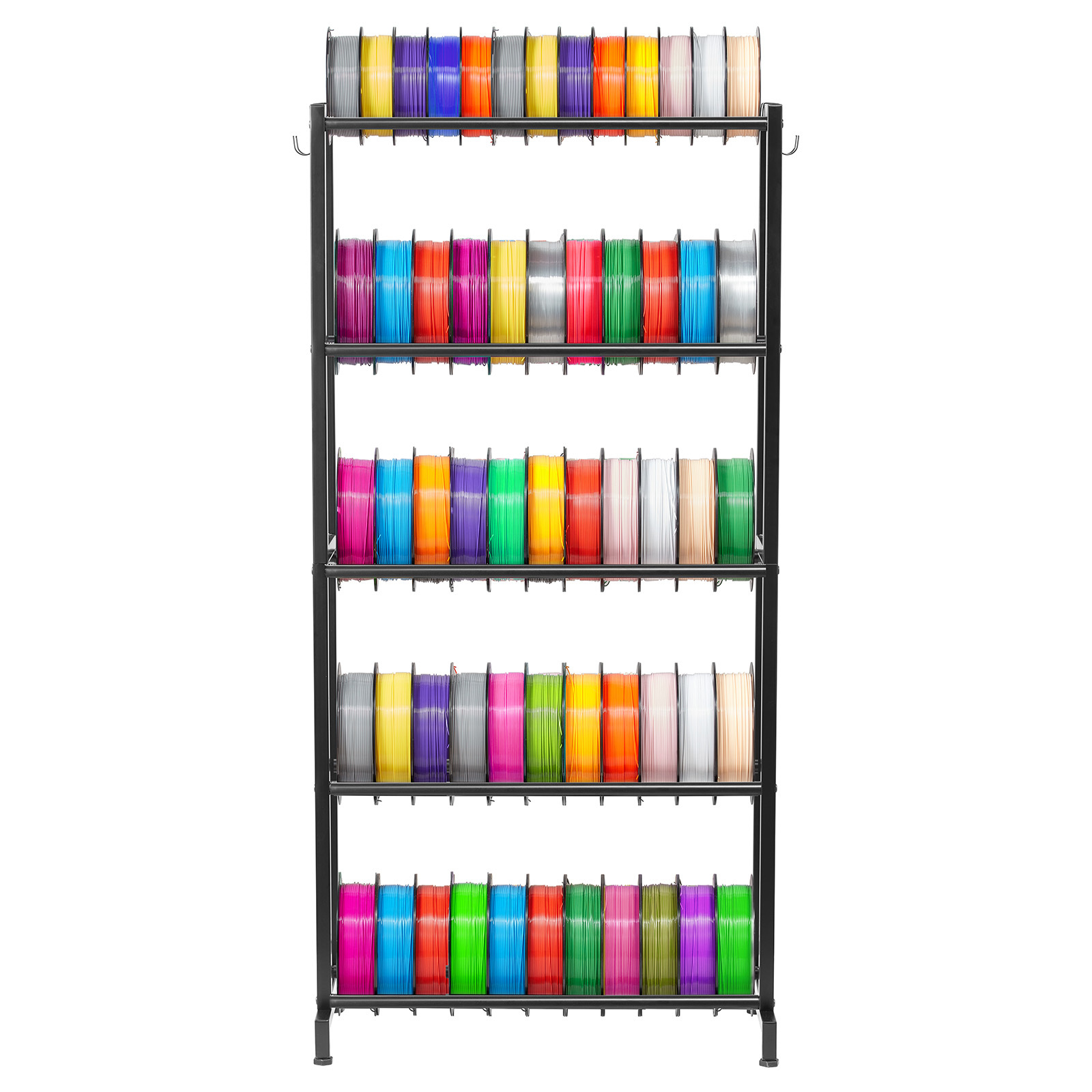 Vevor 3d Printer Filament Storage Rack, 5 Tier Heavy Duty Storage Shelves For 3d Printing Filaments, Filament Spool Holders Racks For 3d Printing Studio, , Office, Workshop (shelf Only)