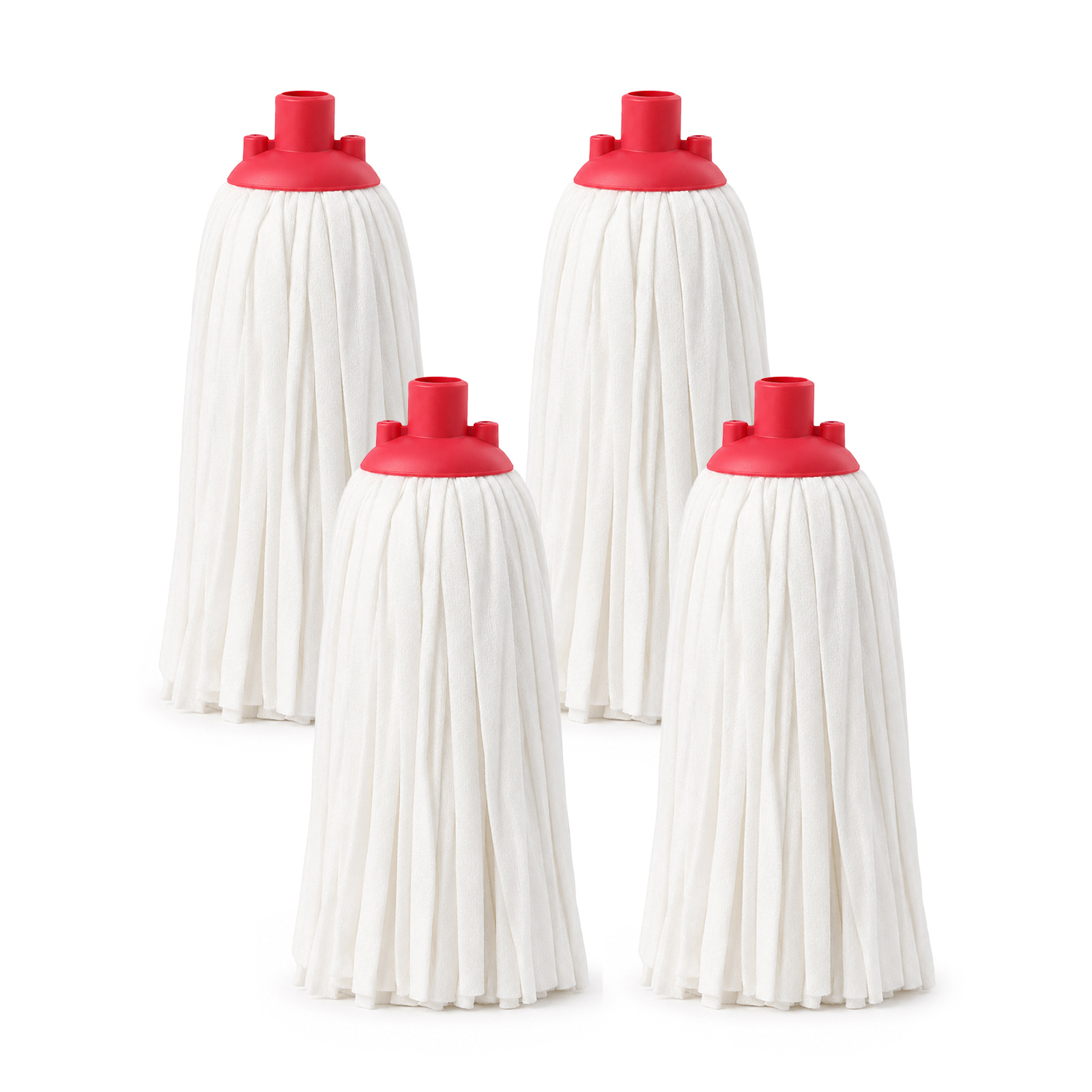 TEMU Hw Casa Replacement Mop Heads, Microfiber, 4pcss Set, Universal For Floor Cleaning, Replacement Mop Heads, Mesh-patterned Fabric, 4pcss Set,