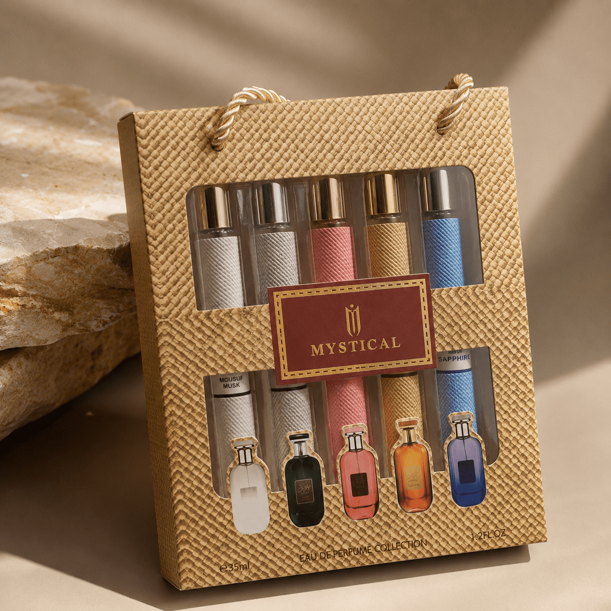 Perfume Set 5pcs 35ml – Unisex Eau De Parfum, Oriental Fragrance, 24-hour Long-lasting, Premium Gift Box, Collection