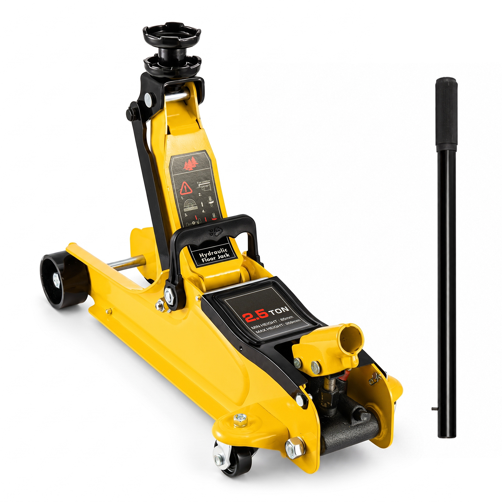 2.5 Ton Hydraulic Low Profile Floor Jack Heavy Duty Trolley Jack