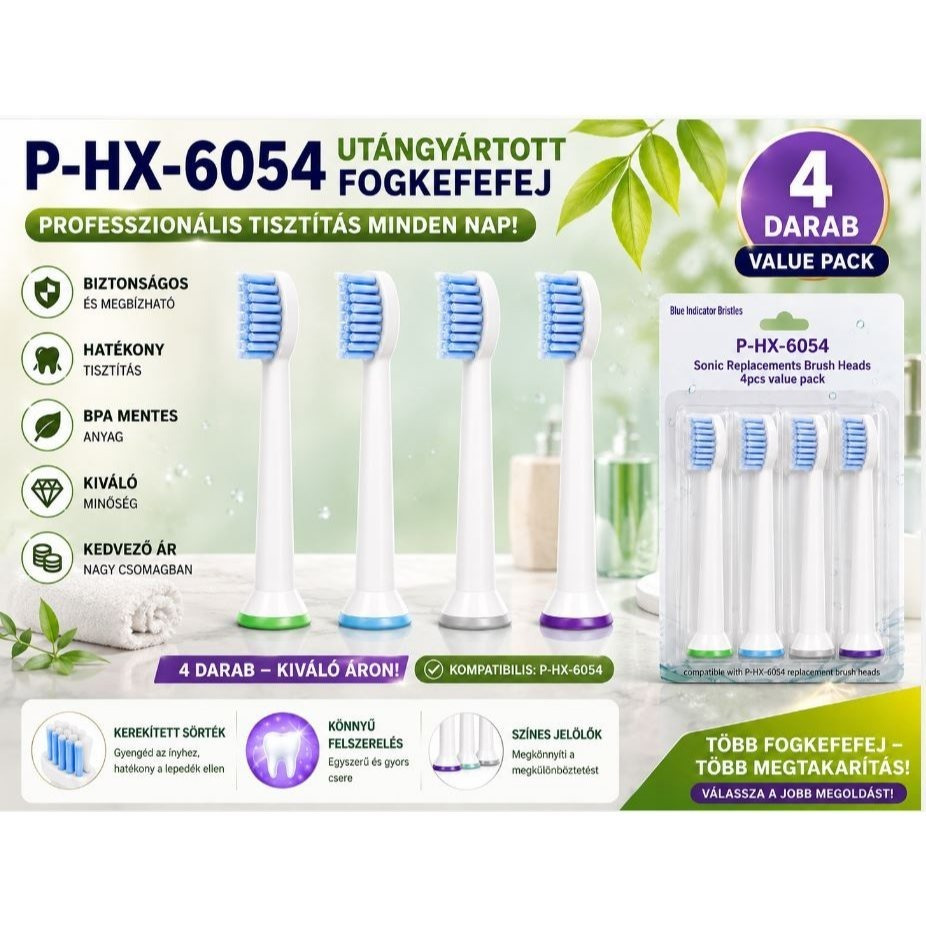 Charger Replacement , Forsonicare Toothbrush, 4pcs, Code: P-hx 6054