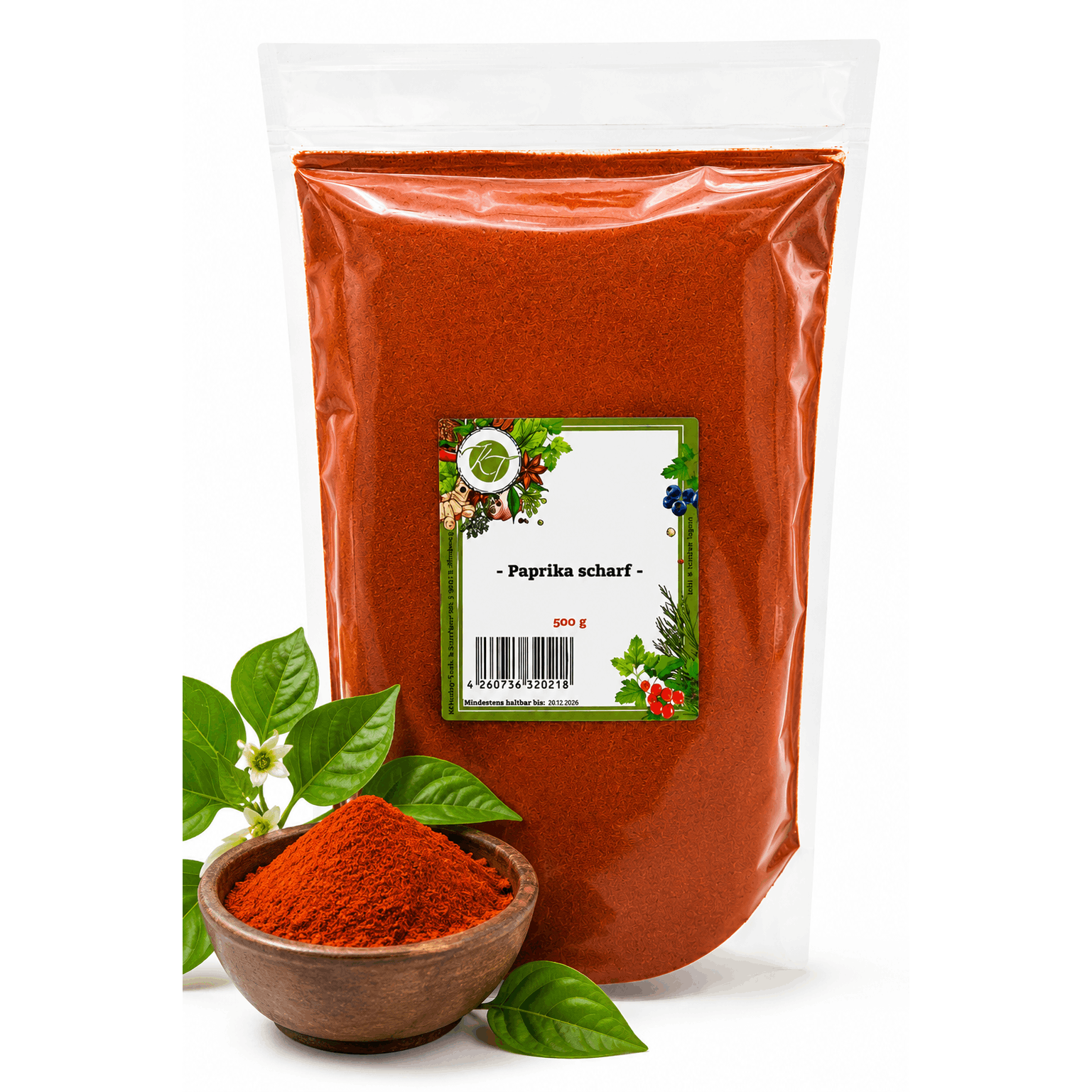 Kt Spicy Paprika Powder - Finely Ground, Premium Quality, 1a Grade
