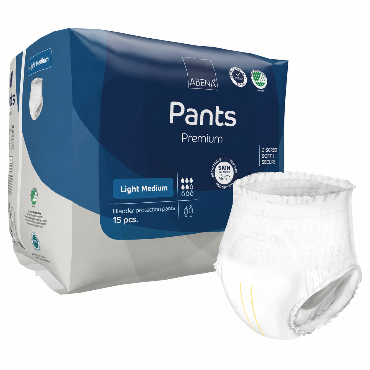 TEMU Couche culotte absorbante Pants Light - Jour – – 15 pièces